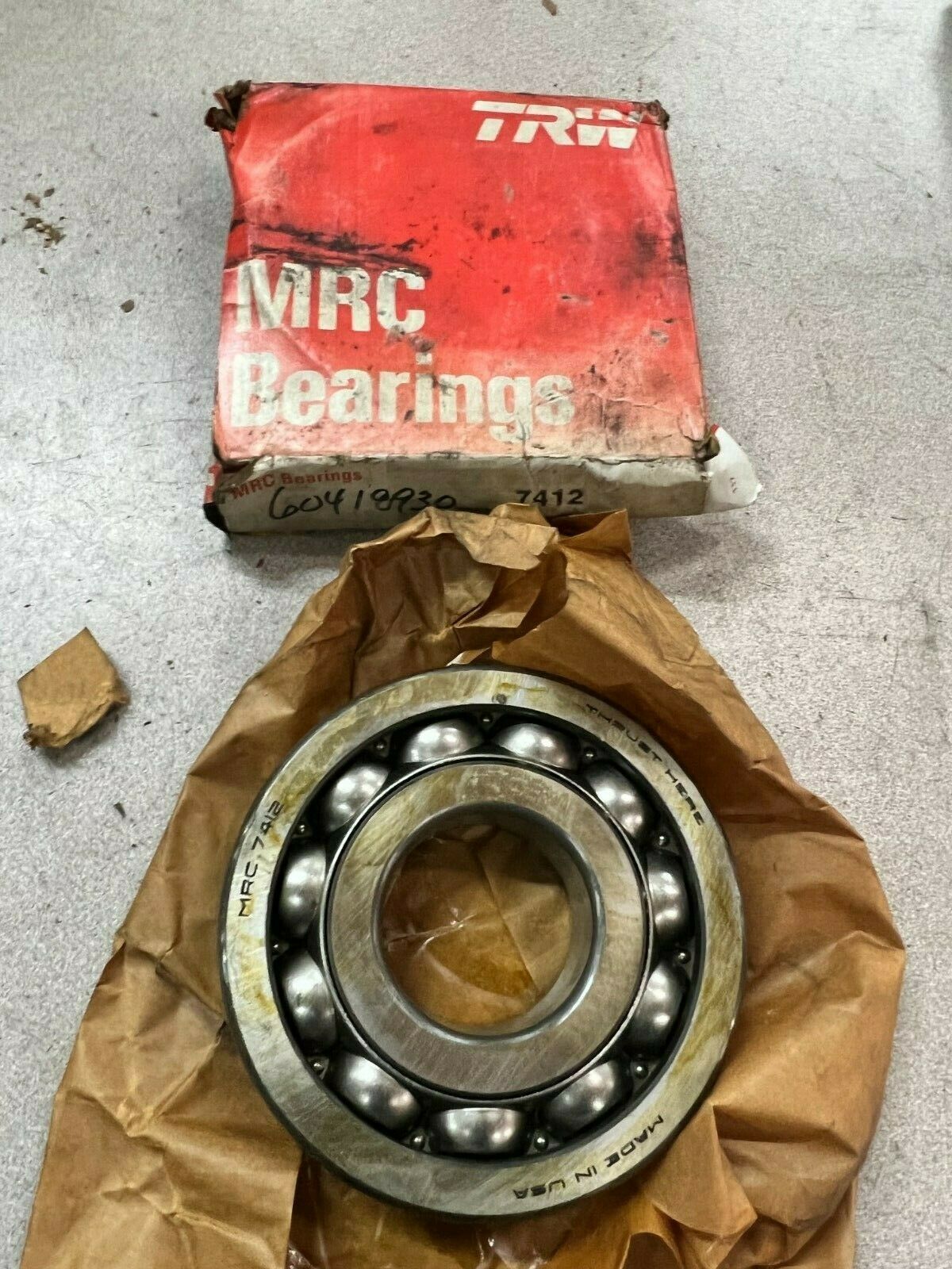 NEW IN BOX MRC CONTACT BEARING 7412