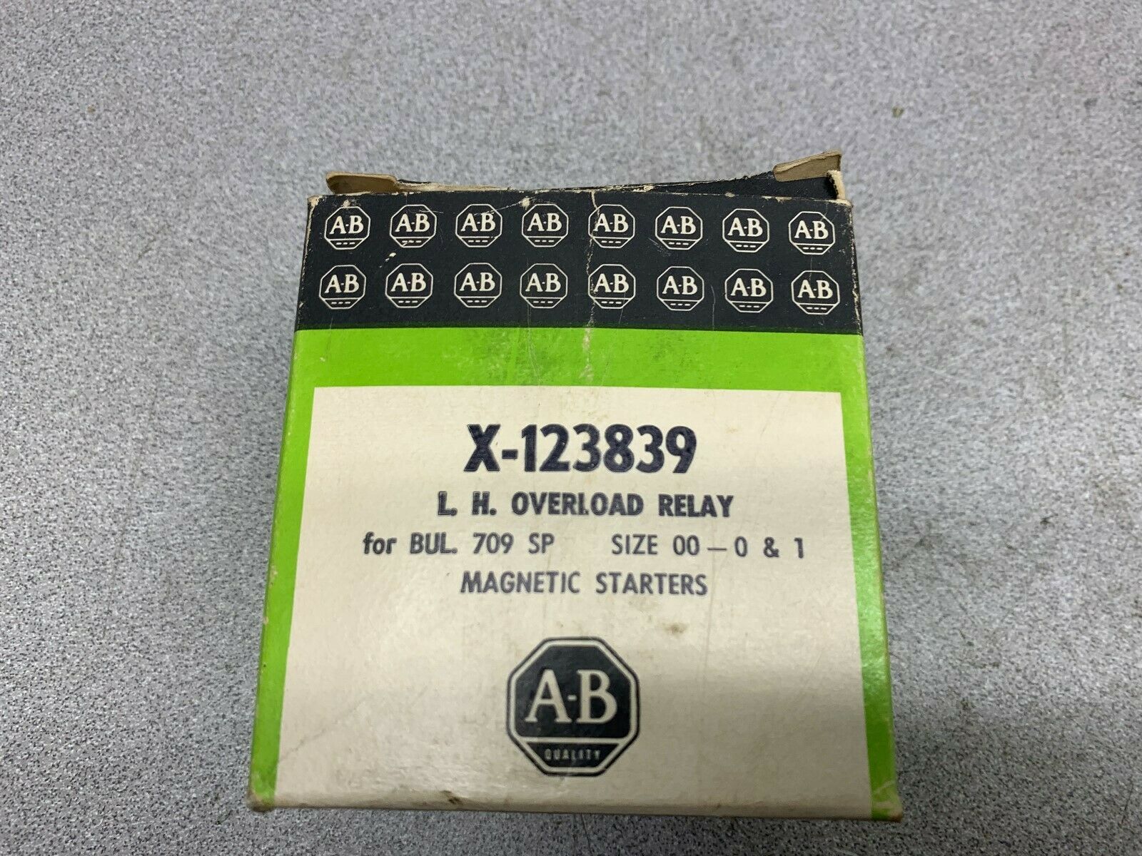 NEW IN BOX ALLEN BRADLEY RELAY X-123839