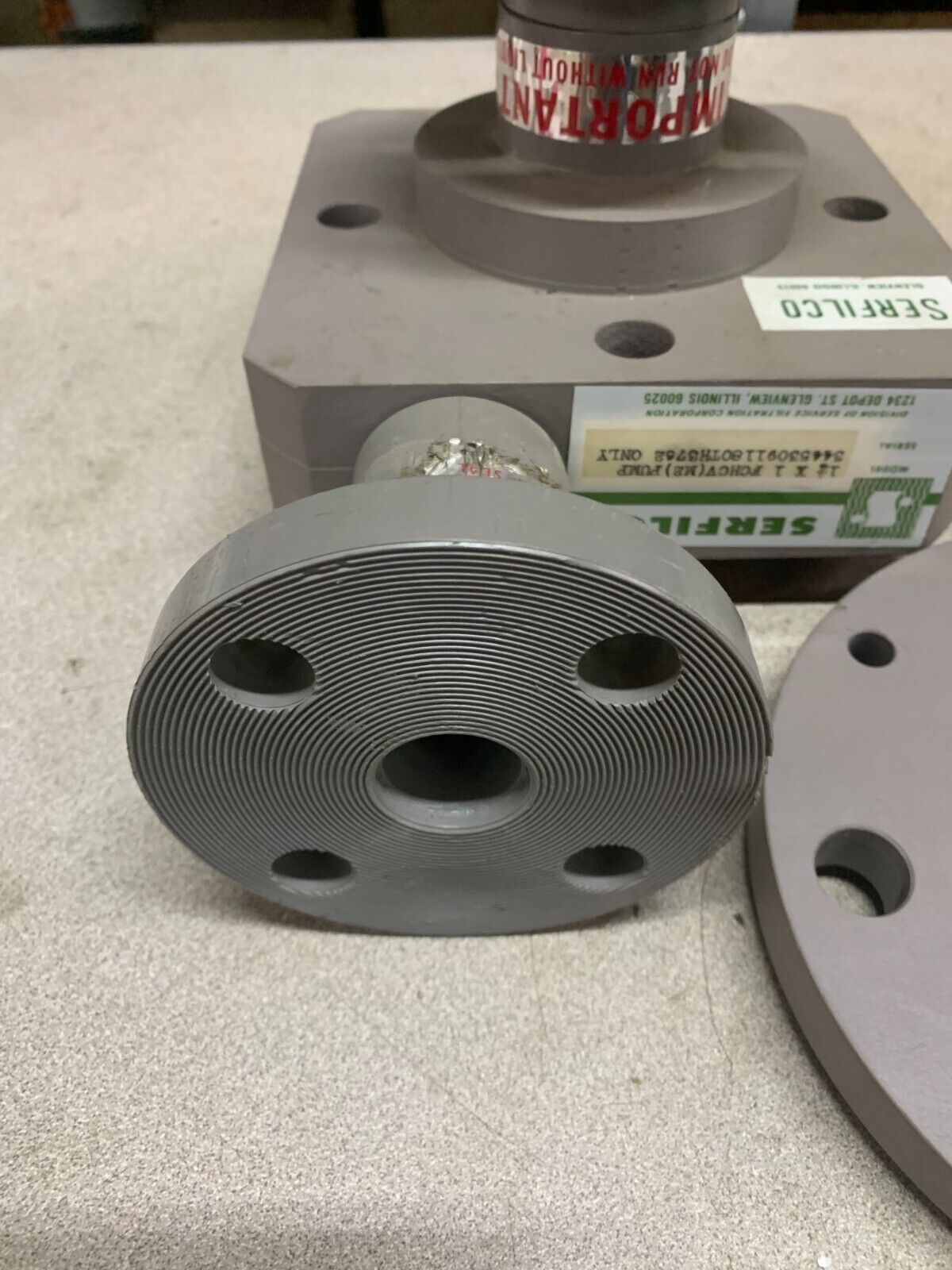 NEW NO BOX SERFILCO 1-1/4 X 1 FCHCV (M2) PUMP 34453091180TH3762