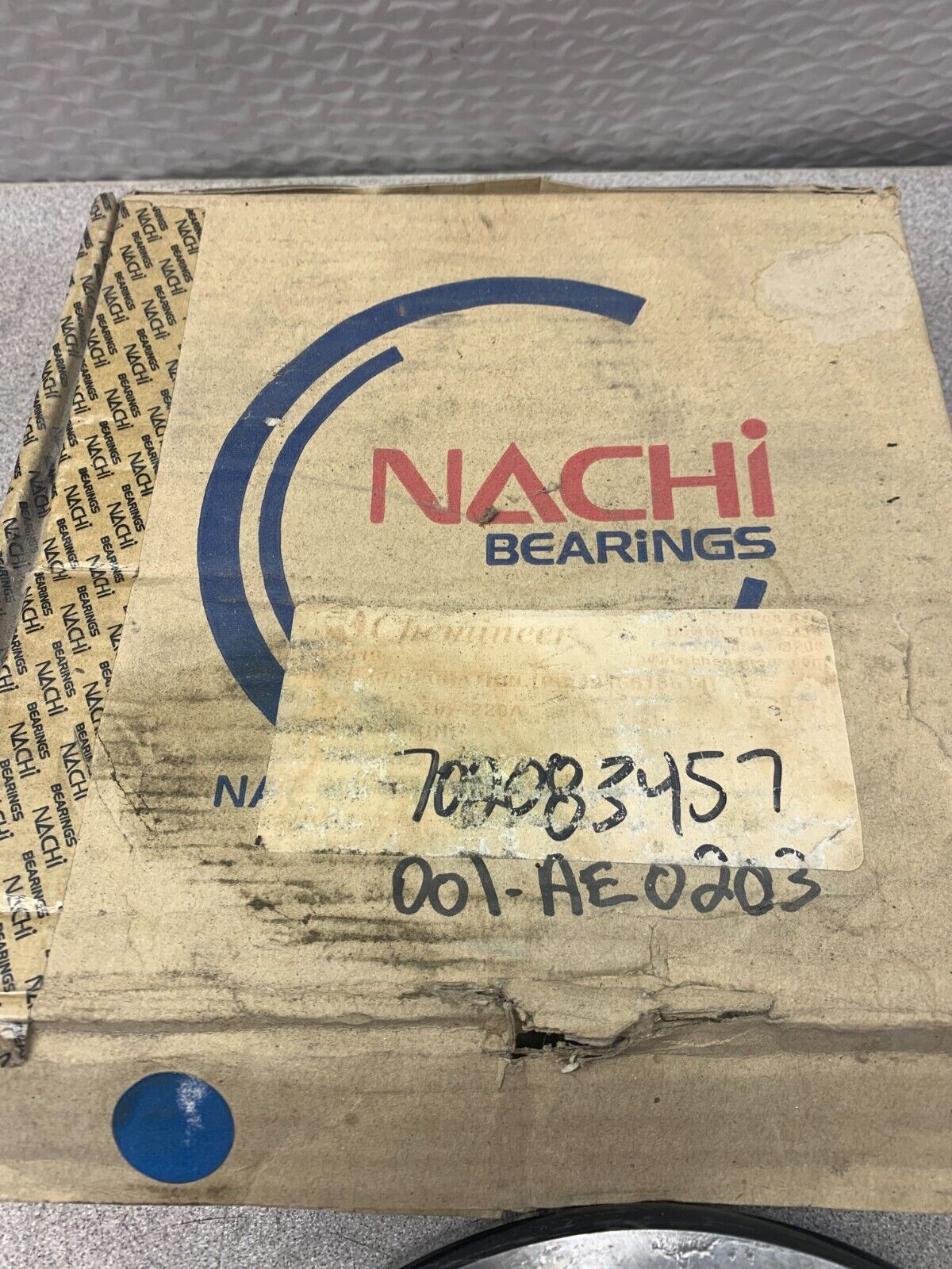 NEW IN BOX NACHI SINGLE ROW BALL BEARING 6220 C3