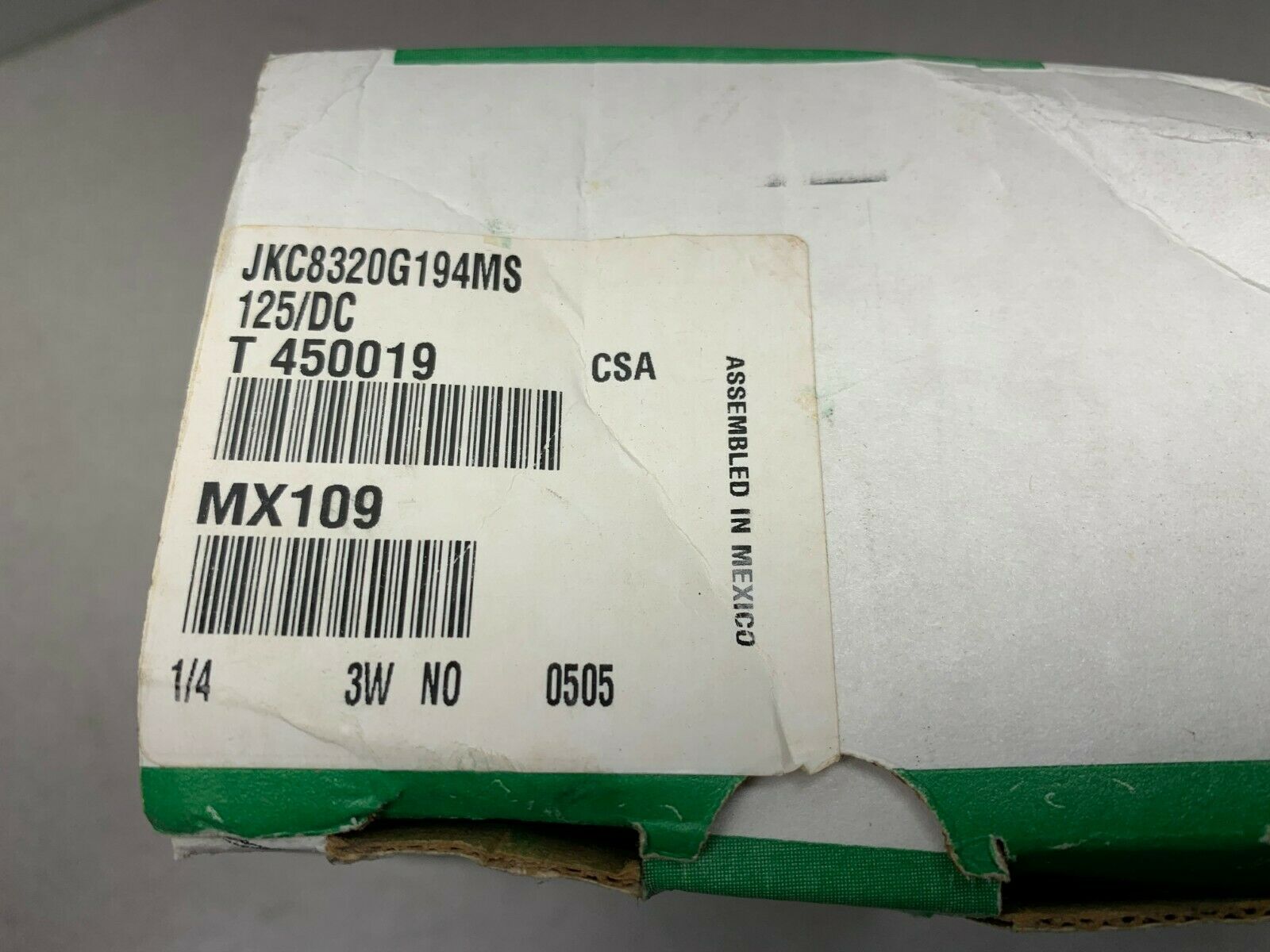 NEW IN BOX ASCO 1/4" PIPE 125VDC. SOLENOID VALVE JKC8320G194MS