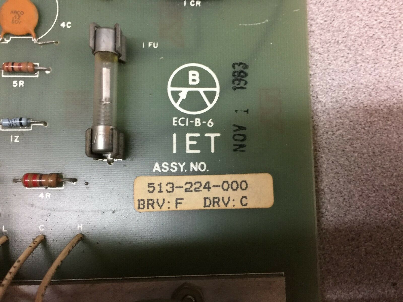 USED EMERSON CIRCUIT BOARD 513-224-000