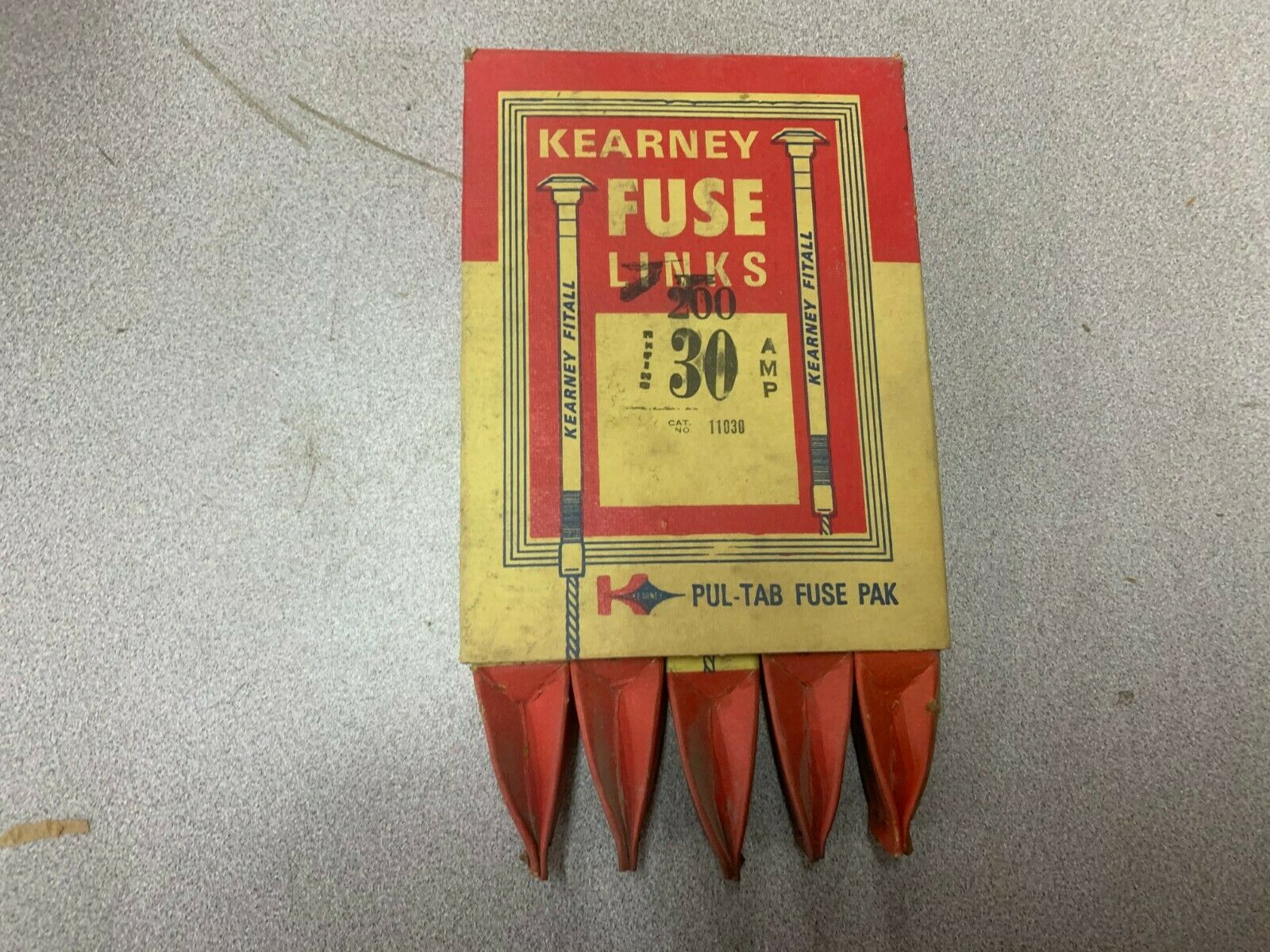 BOX OF 5 NEW IN BOX KEARNEY 30 AMP FUSE LINKS 11030