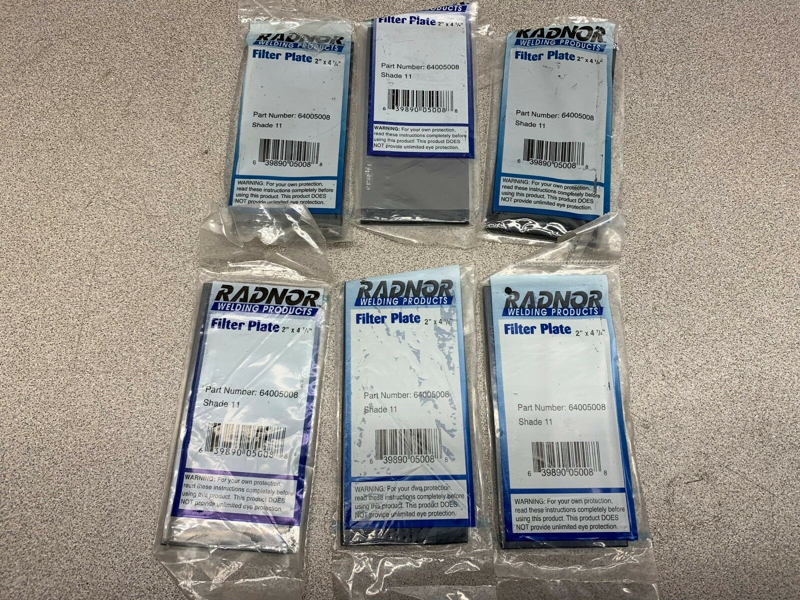 LOT OF 6 NEW NO BOX RADNOR FILTER PLATE 64005008