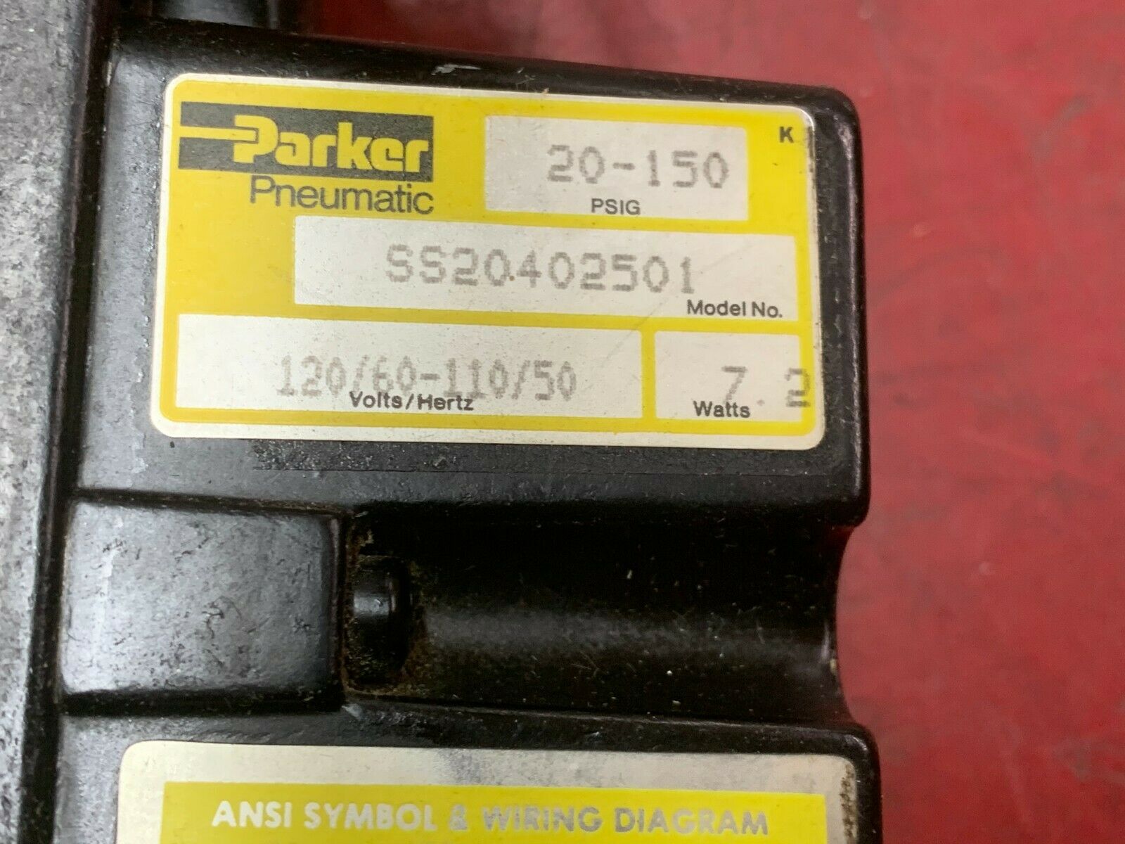 NEW NO BOX PARKER PNEUMATIC VALVE SS20402501