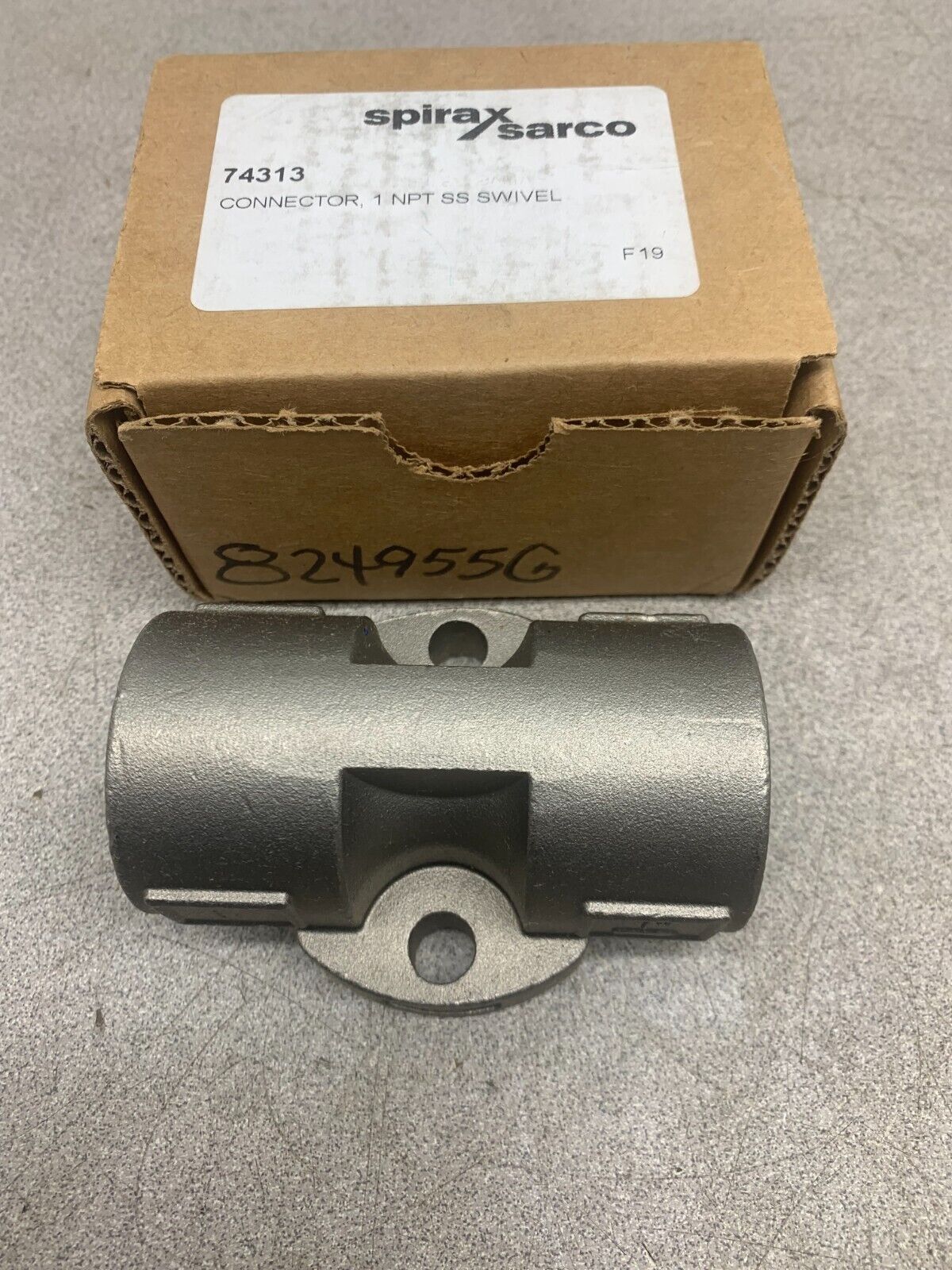 NEW IN BOX SPIRAX SARCO 1" NPT SS CONNECTOR 74313