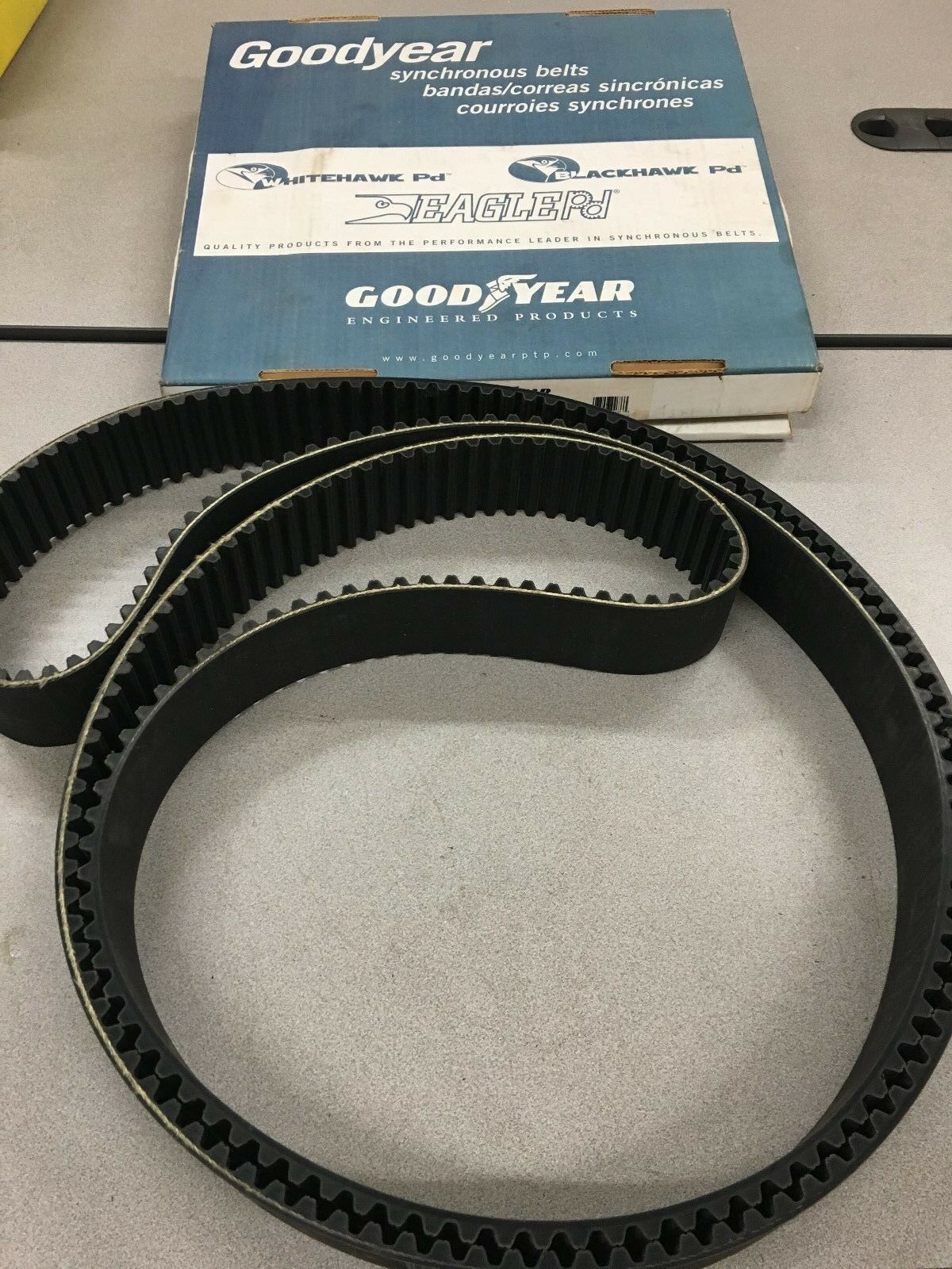 NEW IN BOX GOODYEAR BLACKHAWK PD SYNCHRONOUS BELT 3850 14MBH 65