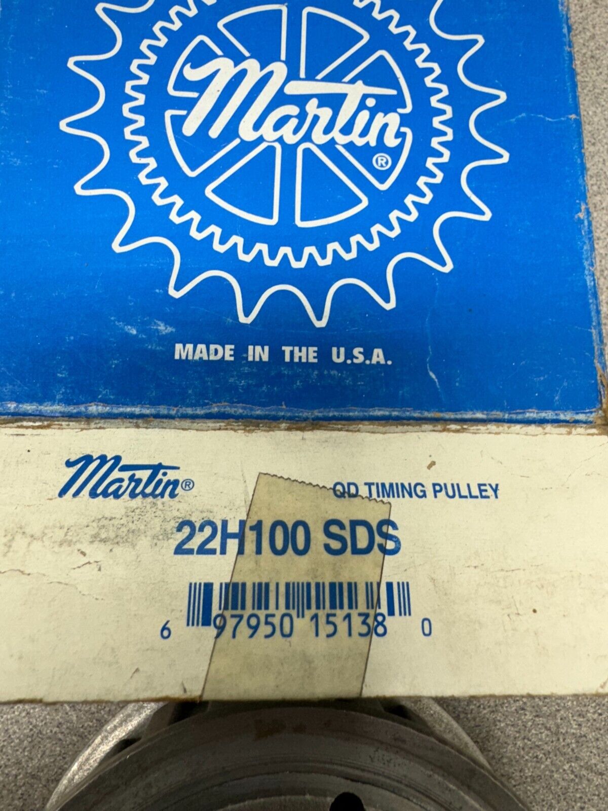 NEW IN BOX MARTIN TIMING PULLEY 22H100 SDS