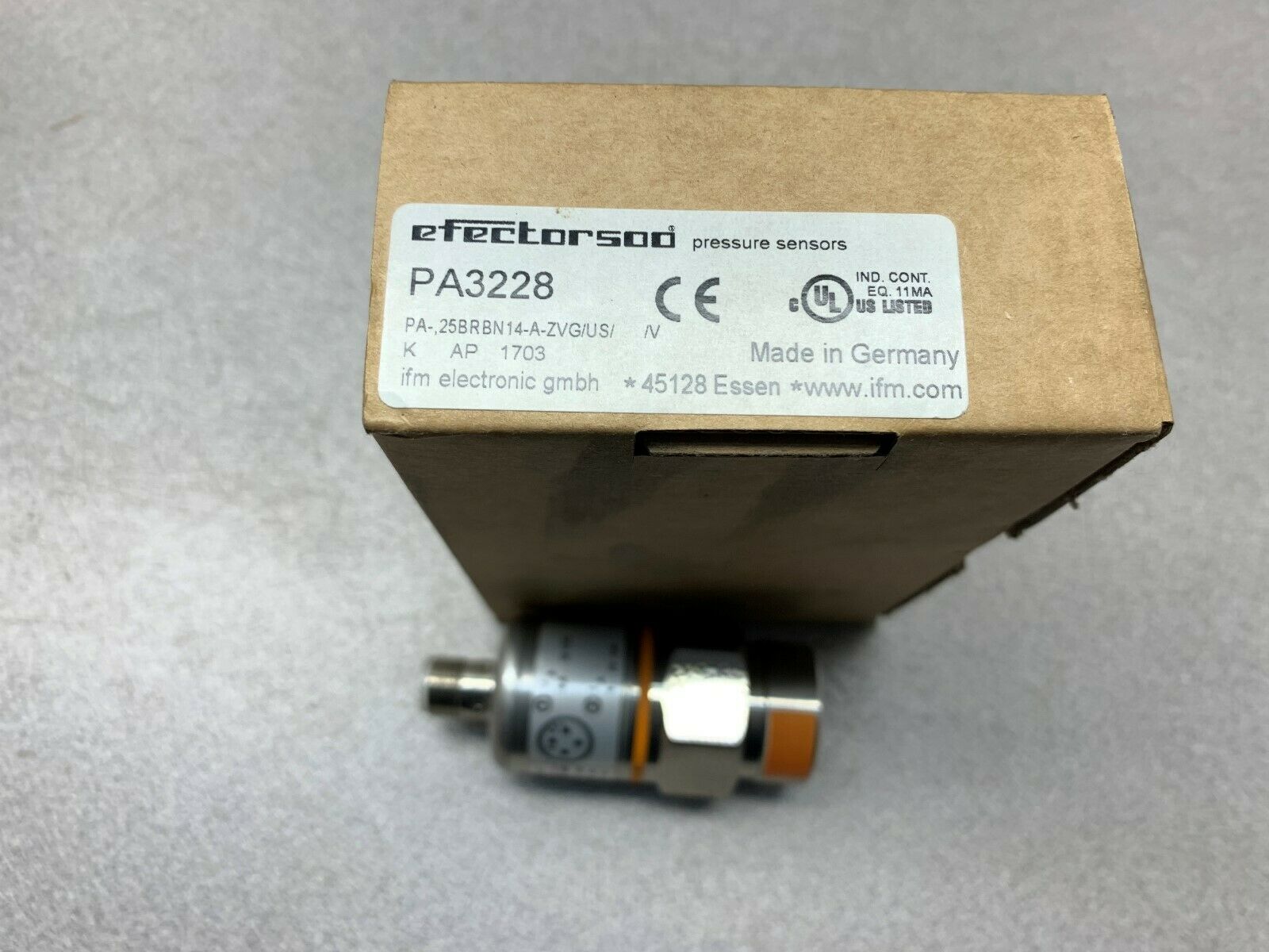 NEW IN BOX EFECTOR500 SENSOR PA-25BRBN14-A-ZVG/US/N