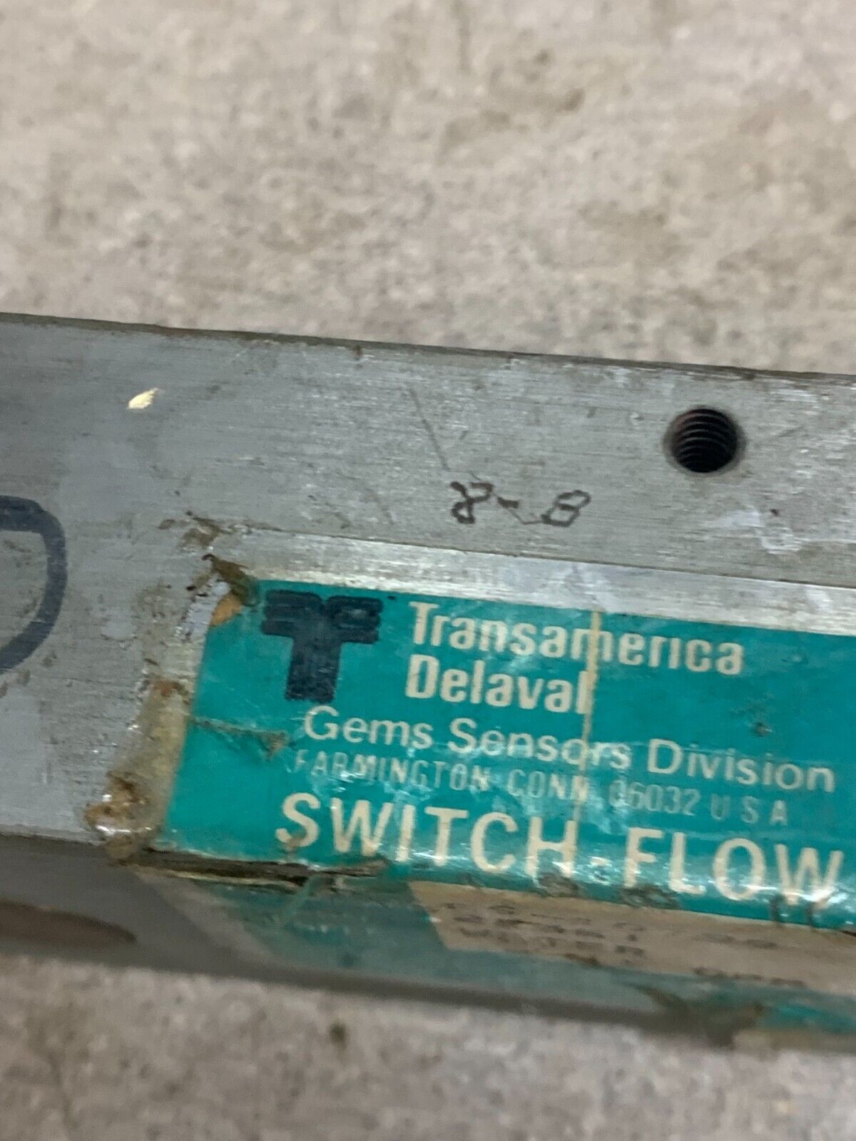 USED GEMS 25361 FLOW SWITCH FS-10798