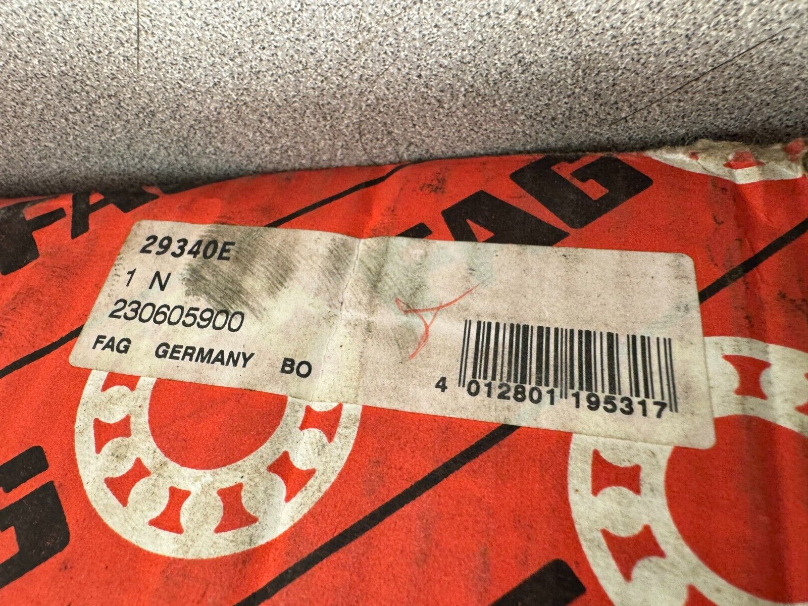 NEW FAG SPHERICAL ROLLER THRUST BEARING 29340E