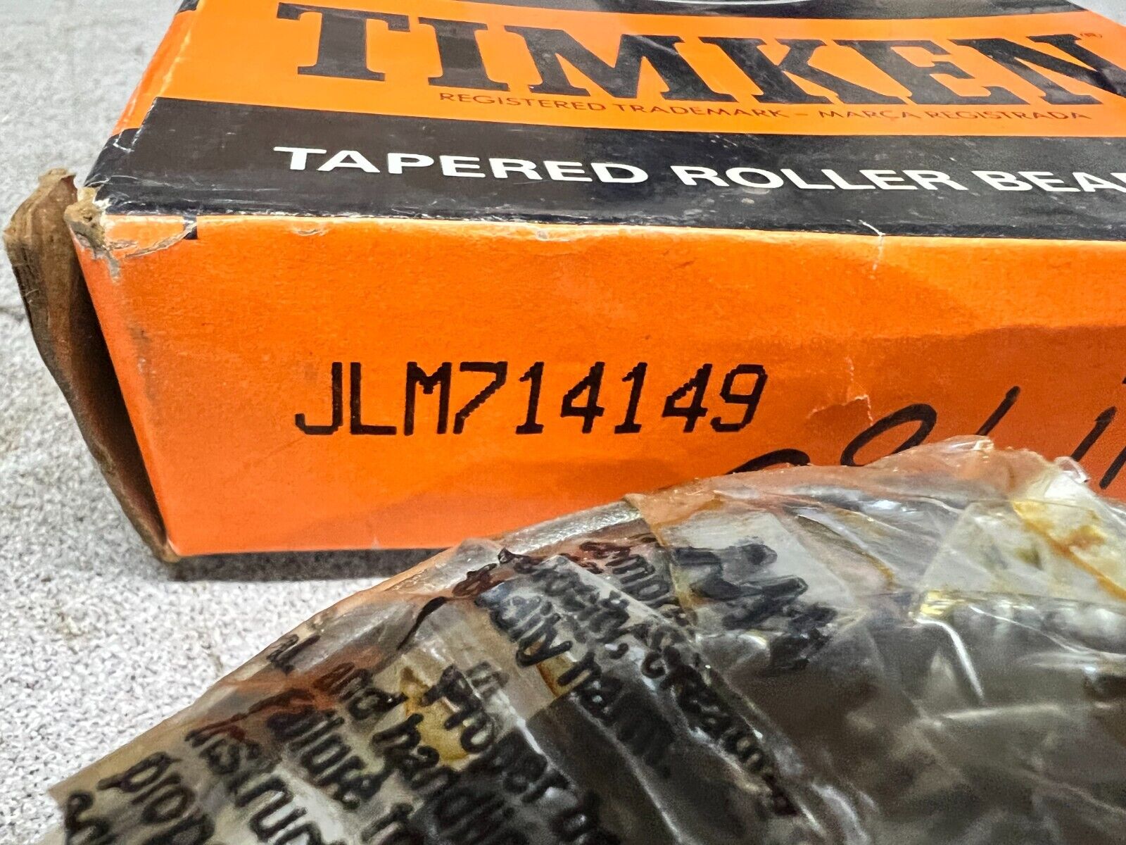 NEW IN BOX TIMKEN ROLLER BEARING JLM714149