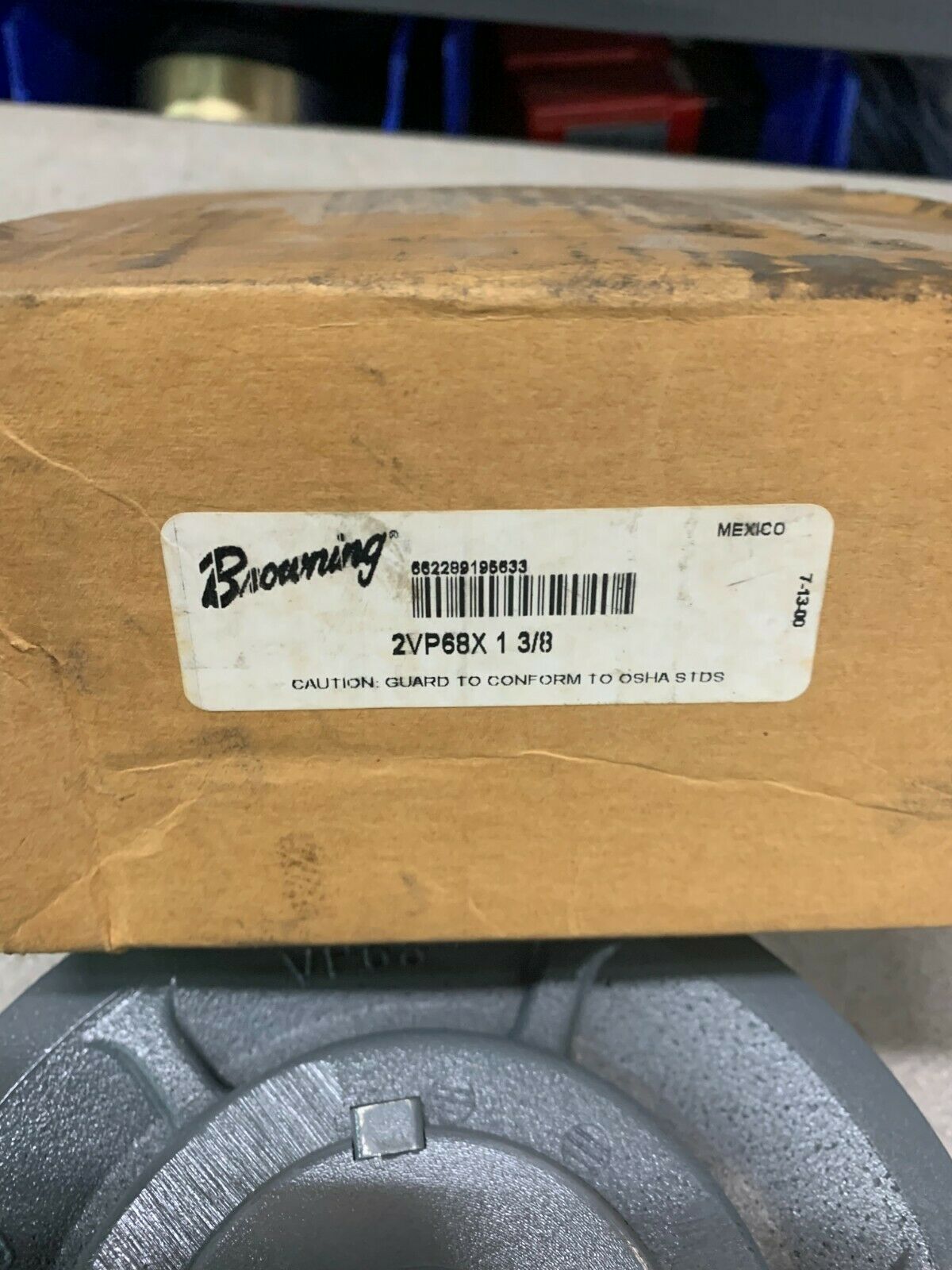 NEW IN BOX BROWNING 2 GROOVE SHEAVE 2VP68X 1-3/8