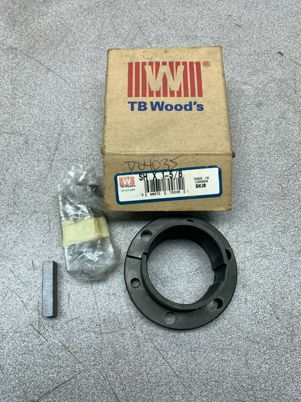 NEW IN BOX TB WOODS BUSHING SH X 1-5/8