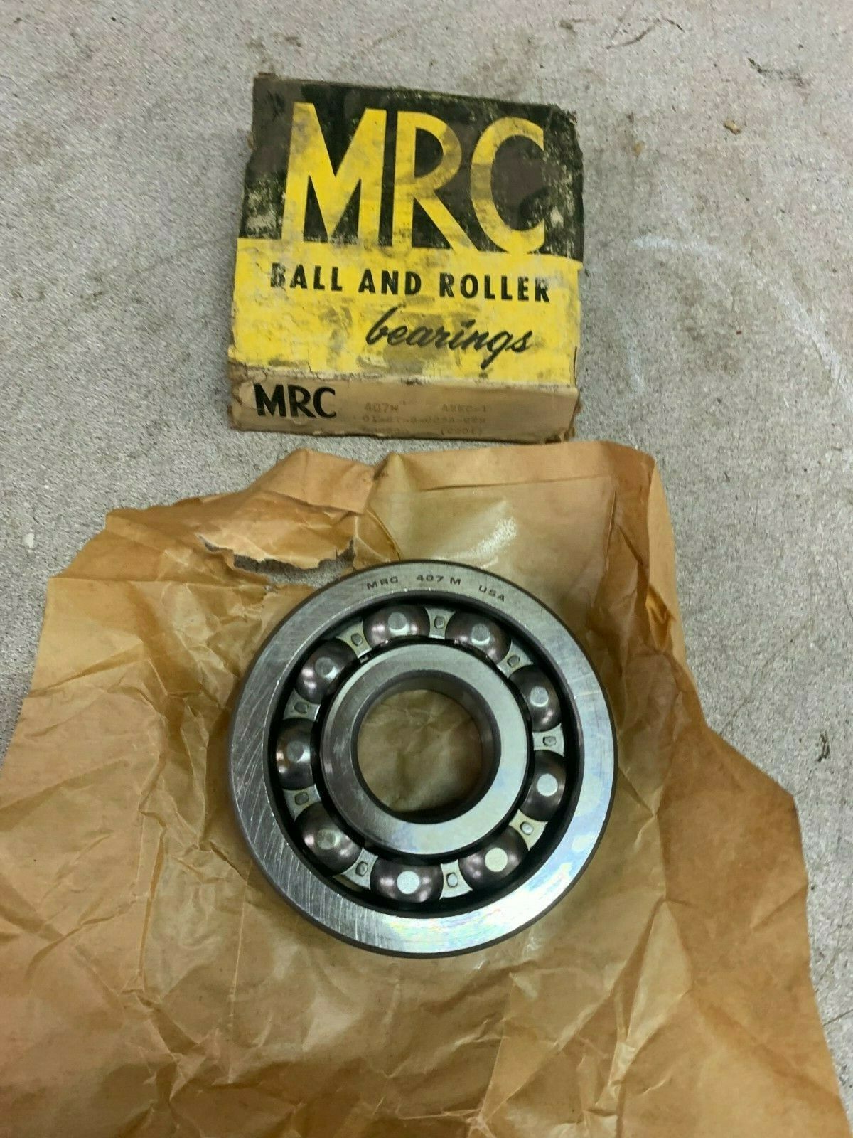 NEW IN BOX MRC ROLLER BEARING 407M ABEC-1