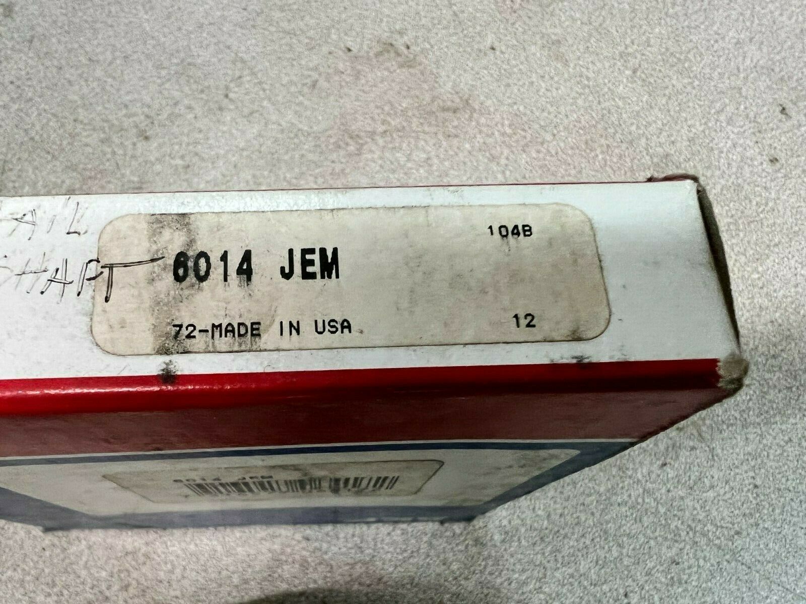 NEW IN BOX SKF 6014 C3 BALL BEARING 6014 JEM