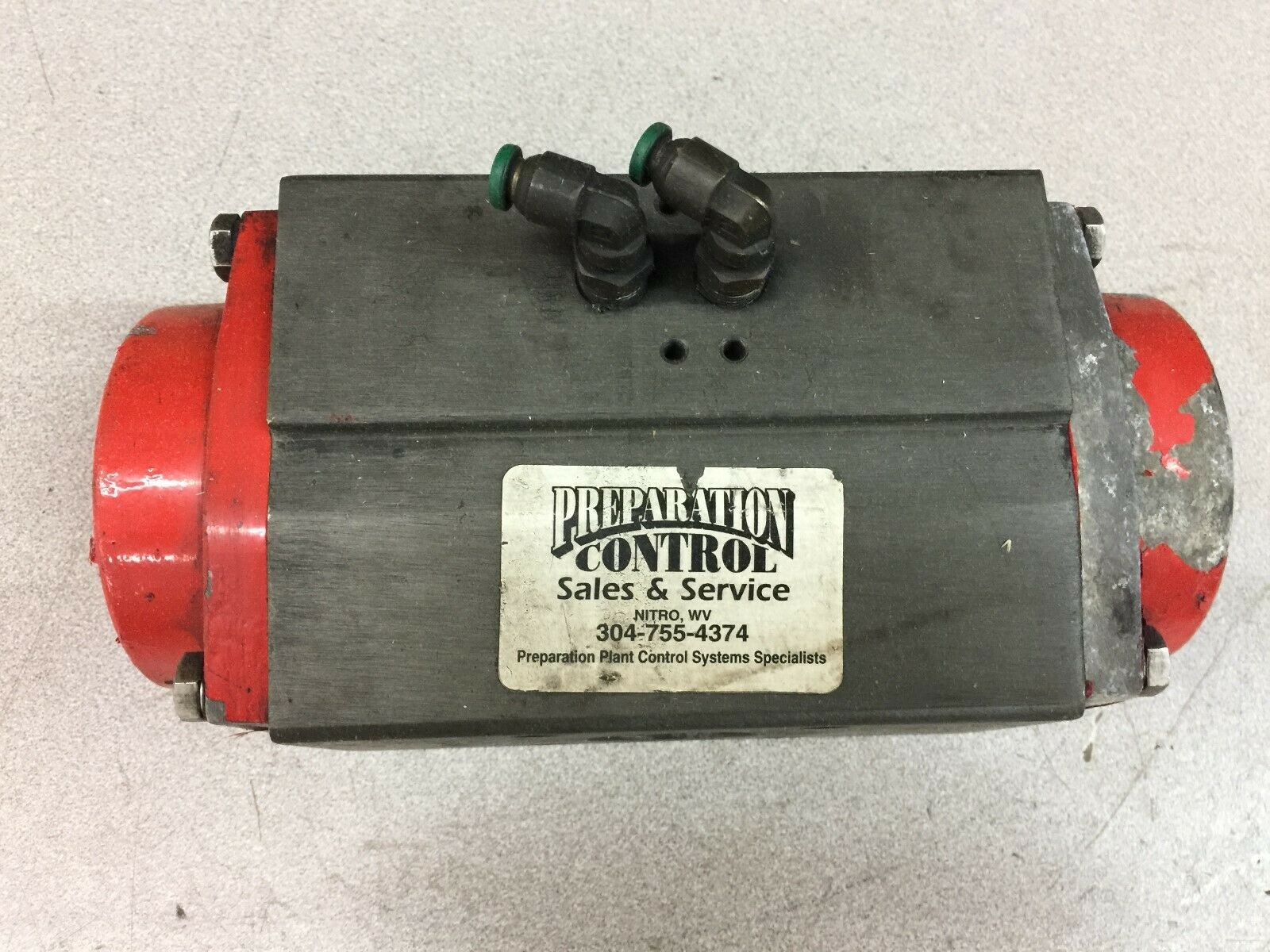 USED PROTECH DUAL ACTING PNEUMATIC ROTORY ACTUATOR 72DA 250