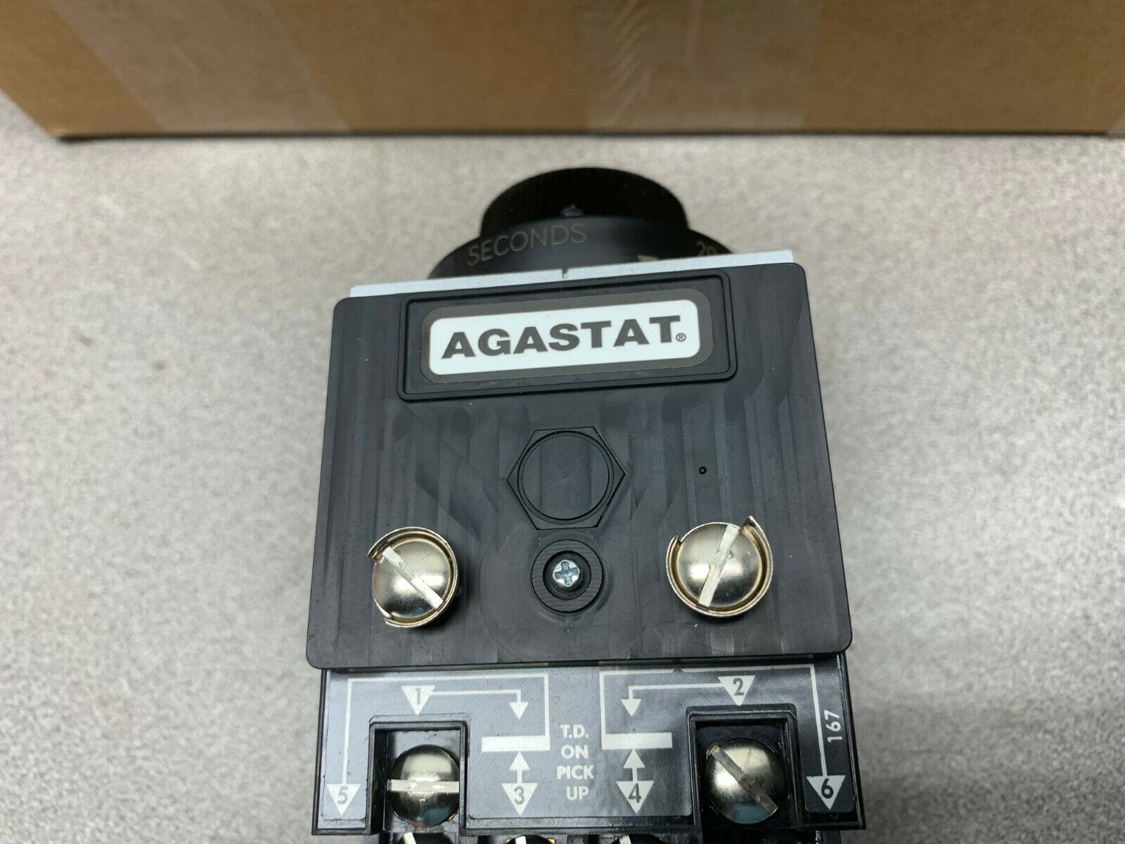 NEW IN BOX AGASTAT 125VDC. TIMER 20-200 SEC. TYCO TIMING RELAY 7012PELV