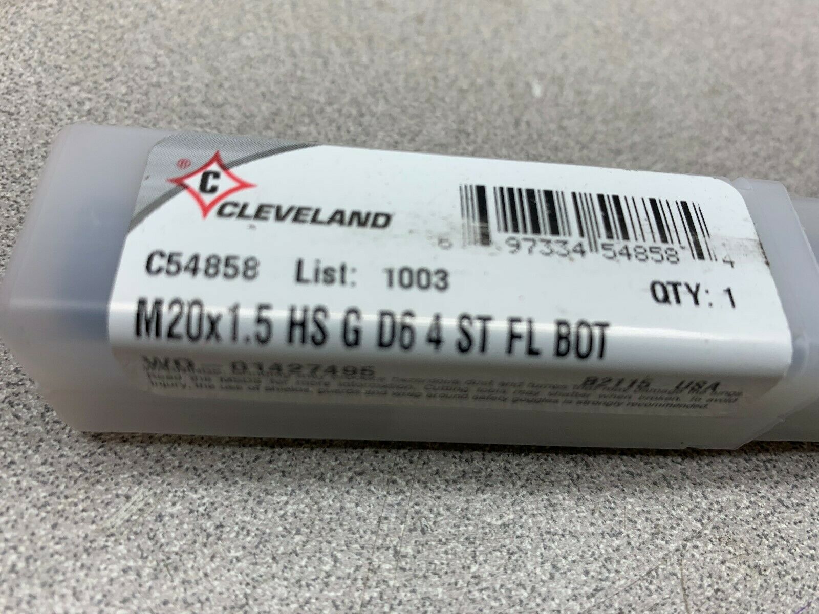 NEW NO BOX CLEVELAND HAND TAP C54858