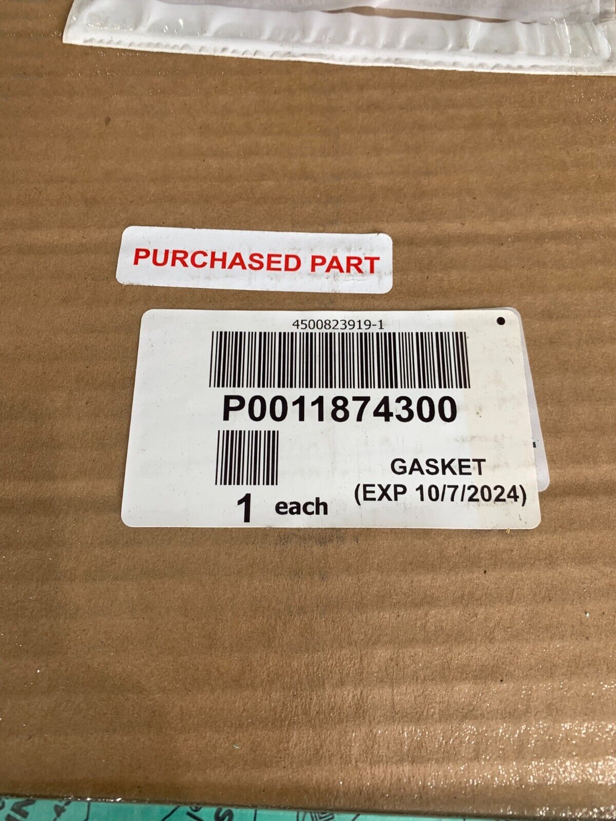 NEW SIEMENS GASKET P0011874300 SEAL