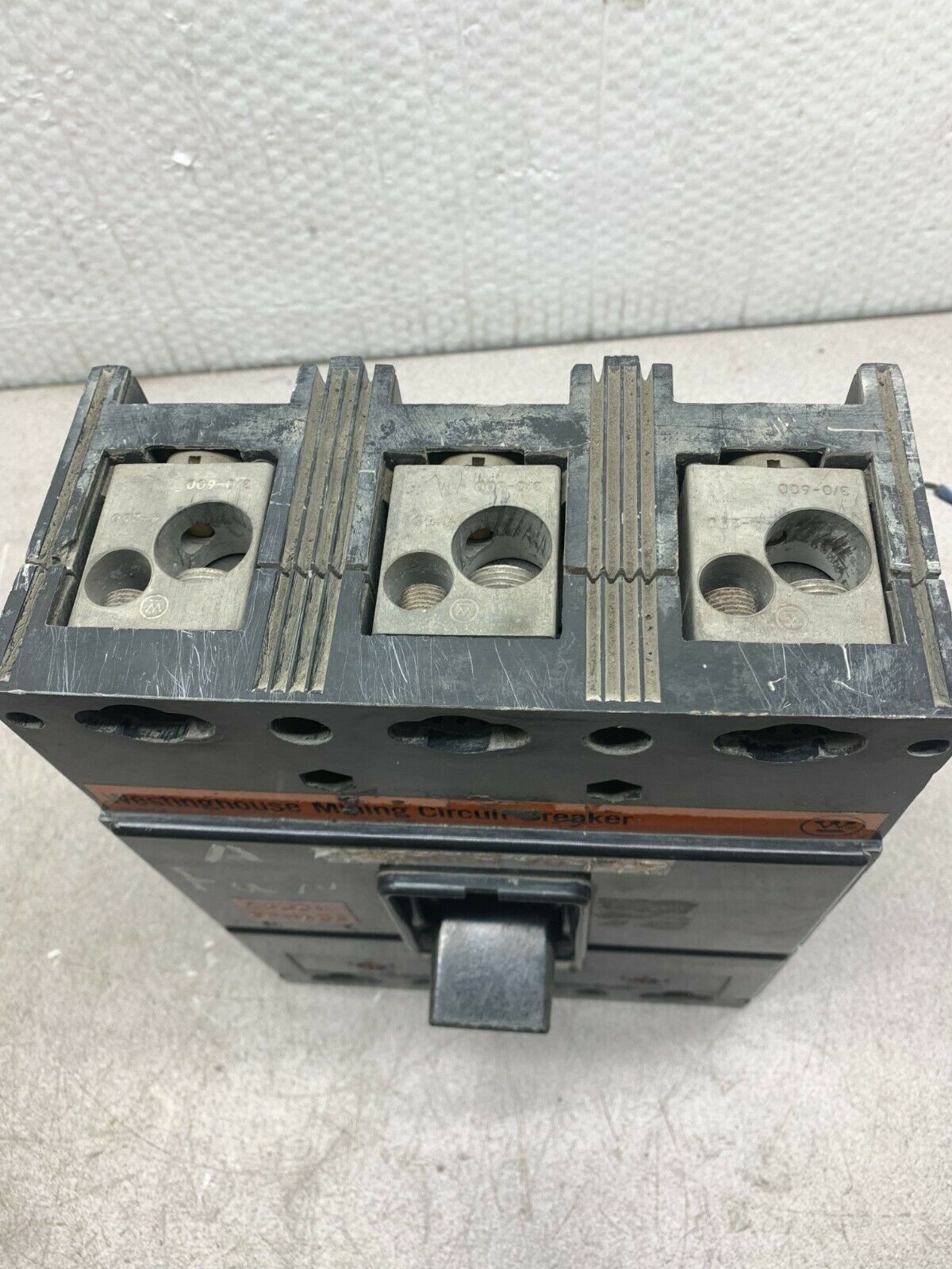 USED WESTINGHOUSE 400AMP 3POLE 600VAC MINING BREAKER 2602D99G06