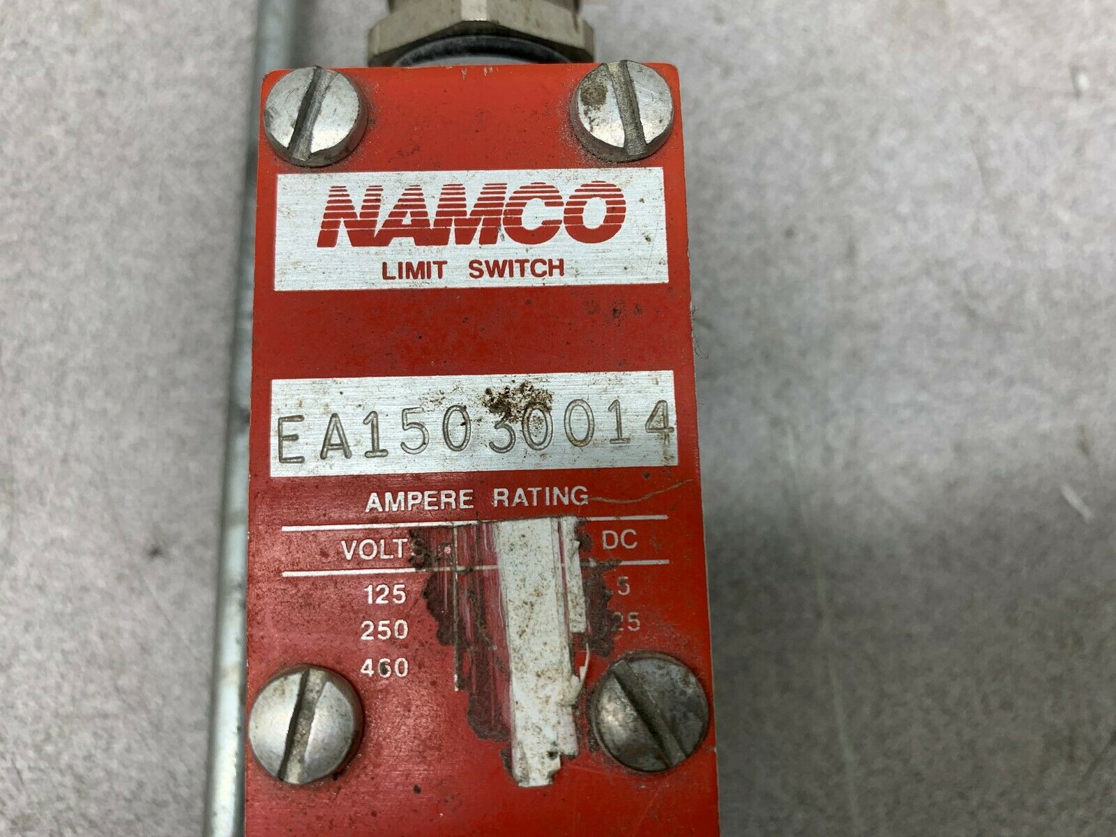 USED NAMCO SWITCH EA1503001