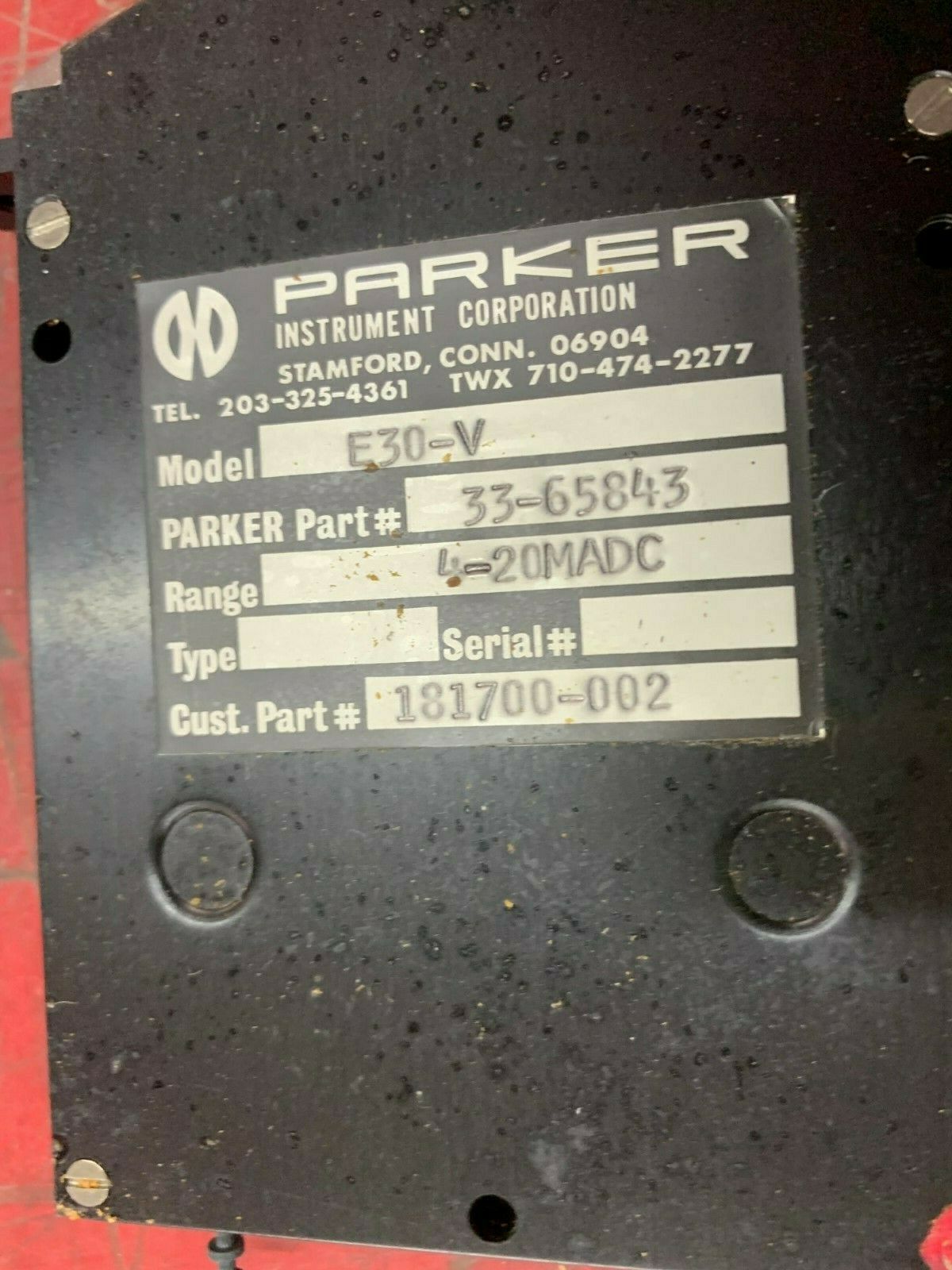 NEW IN BOX PARKER PANEL METER 33-65843