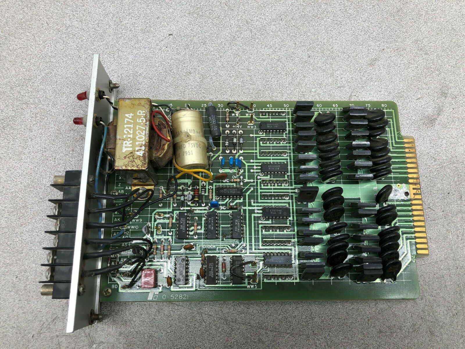 USED RELIANCE ELECTRIC ROPA BOARD 0-52821