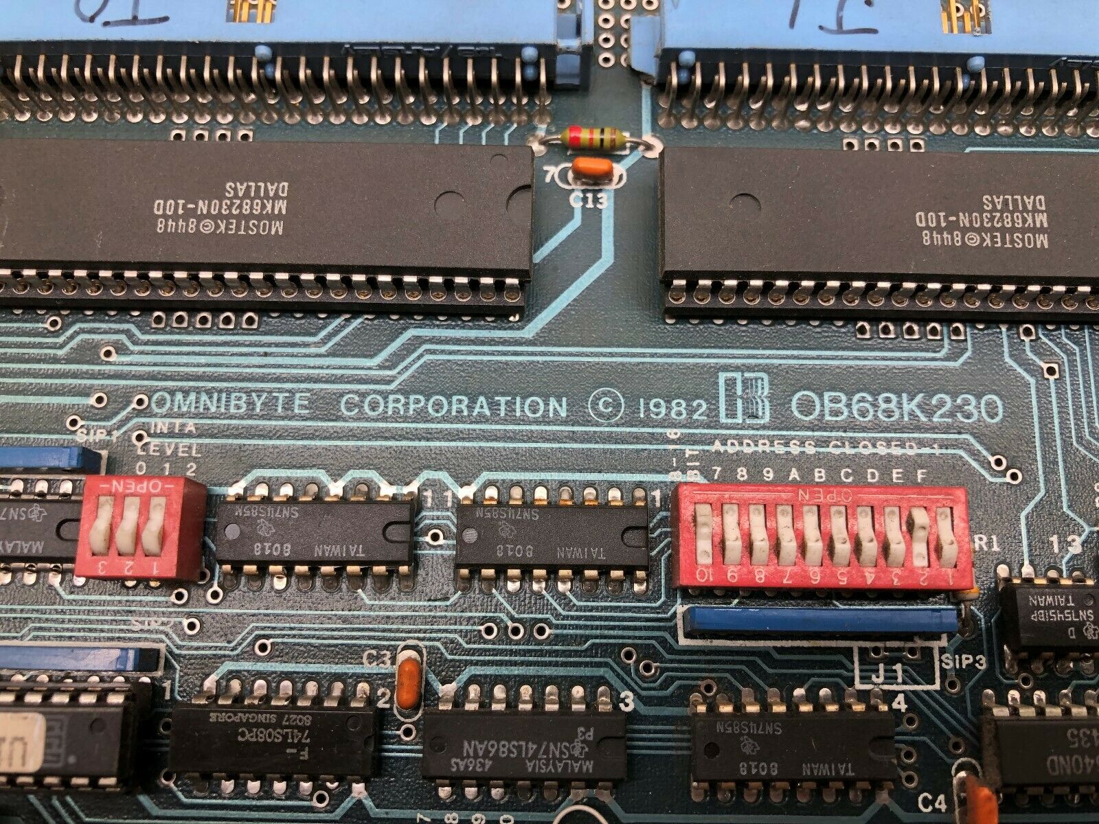 USED OMNIBYTE CIRCUIT BOARD OB68K230