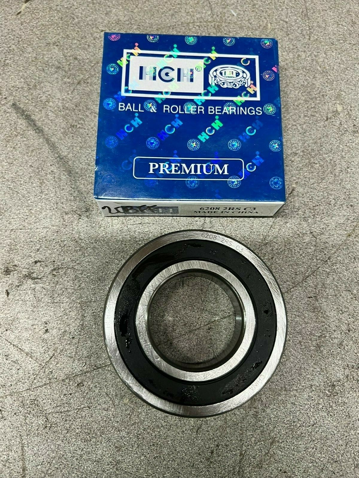 LOT OF 2 NEW IN BOX HCH BALL BEARING 6208 2RS C3