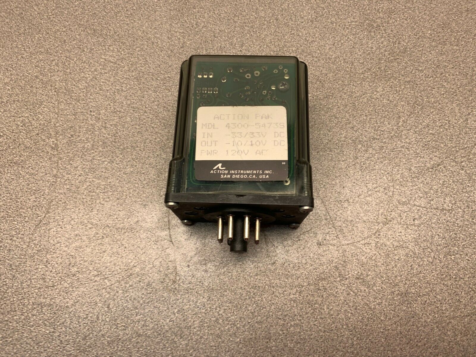 USED ACTION PAK RELAY MDL 4300-54735