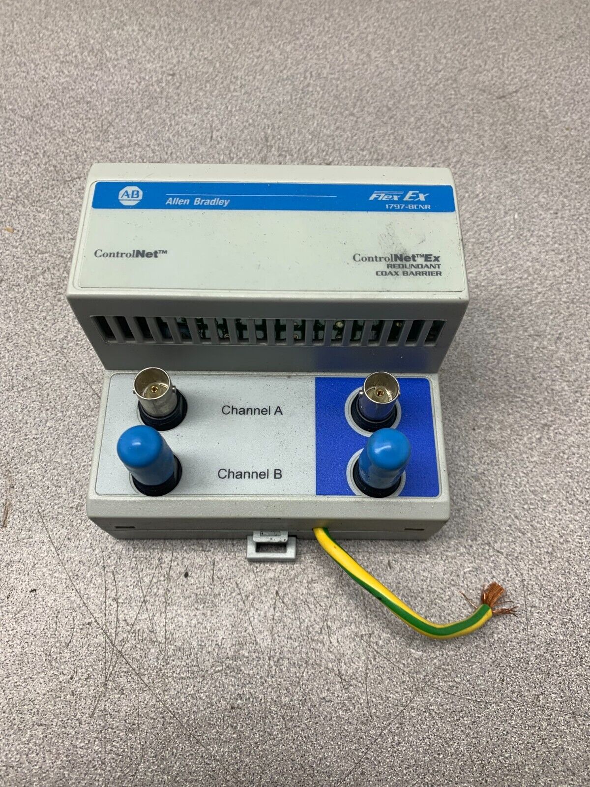 USED ALLEN-BRADLEY CONTROLNET EX REDUNDANT COAX BARRIER 1797-BCNR SERI