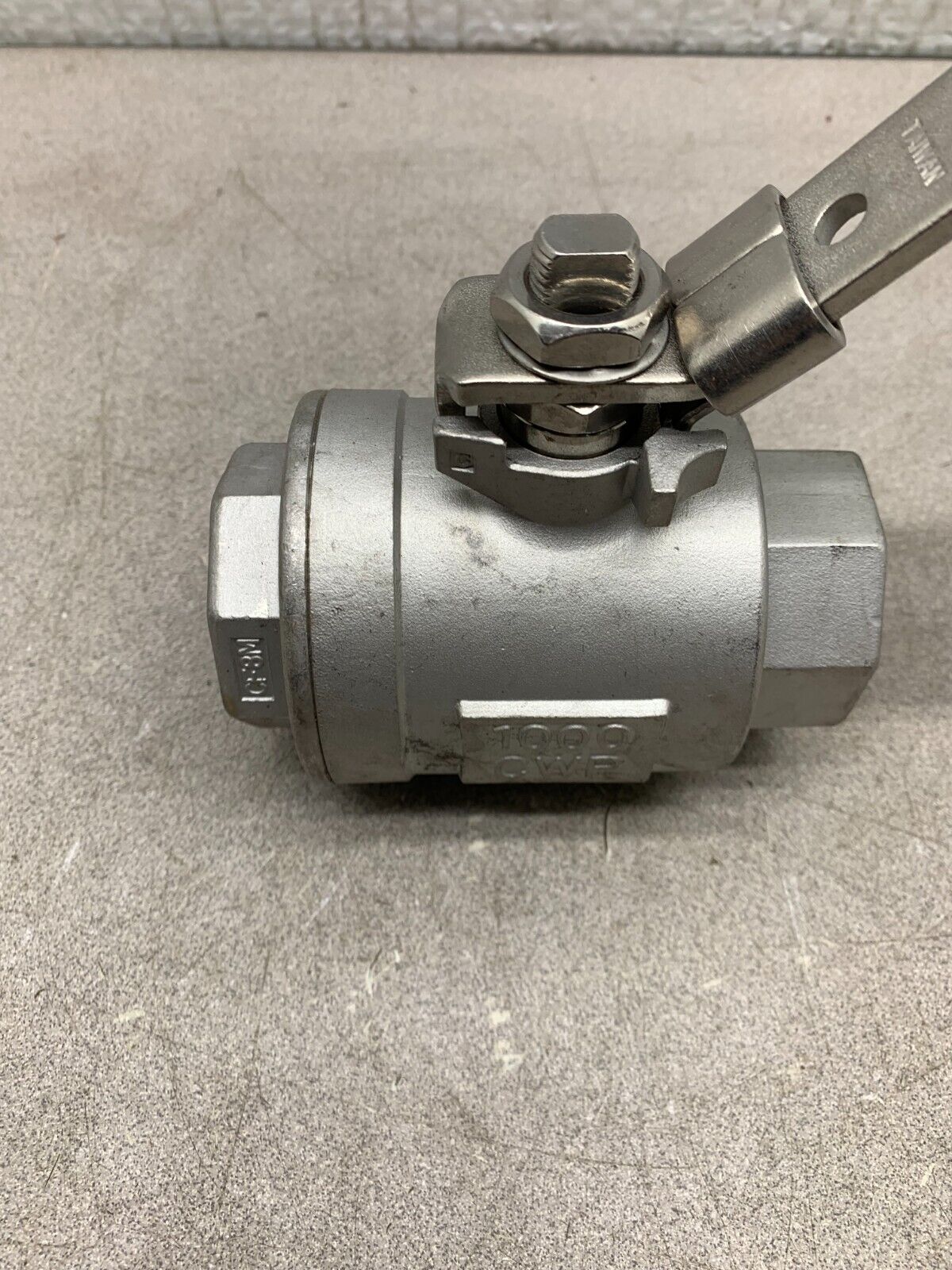 NEW JAMESBURY 1000 CWP 1-1/2" CF8M STAINLESS BALL VALVE 6F-3600MT-B