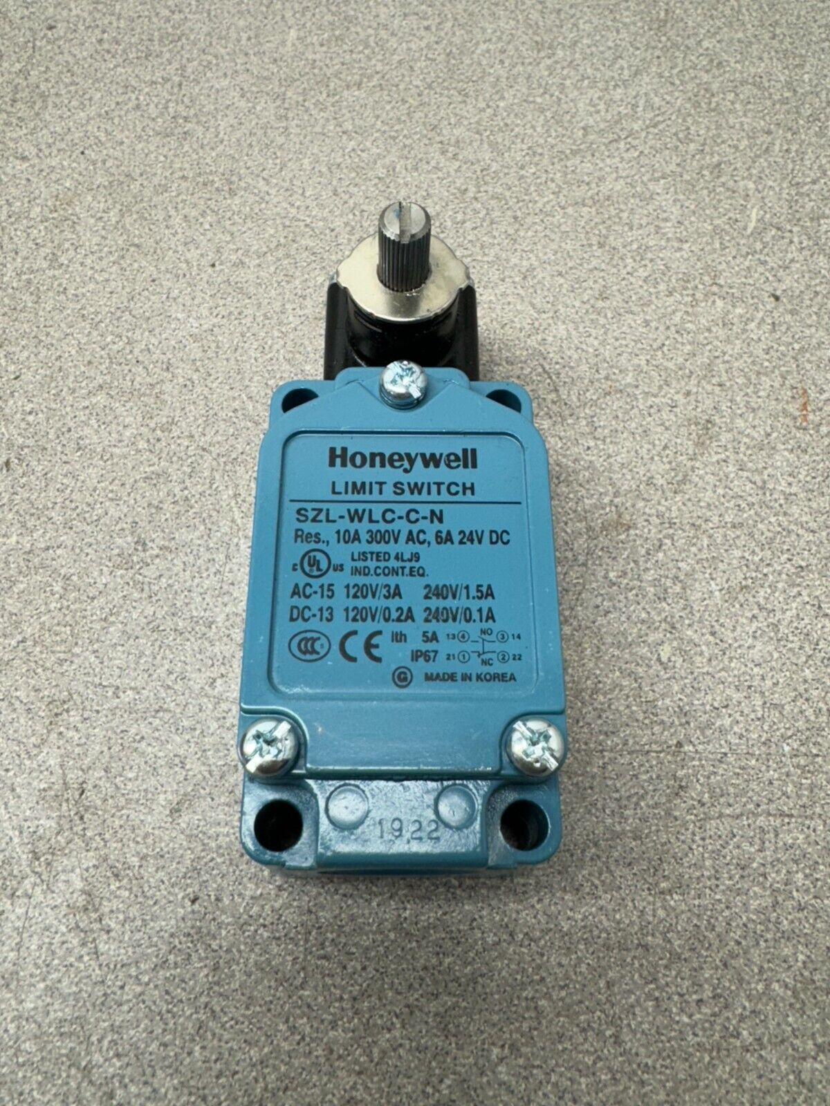 NEW NO BOX HONEYWELL LIMIT SWITCH SZL-WLC-C-N