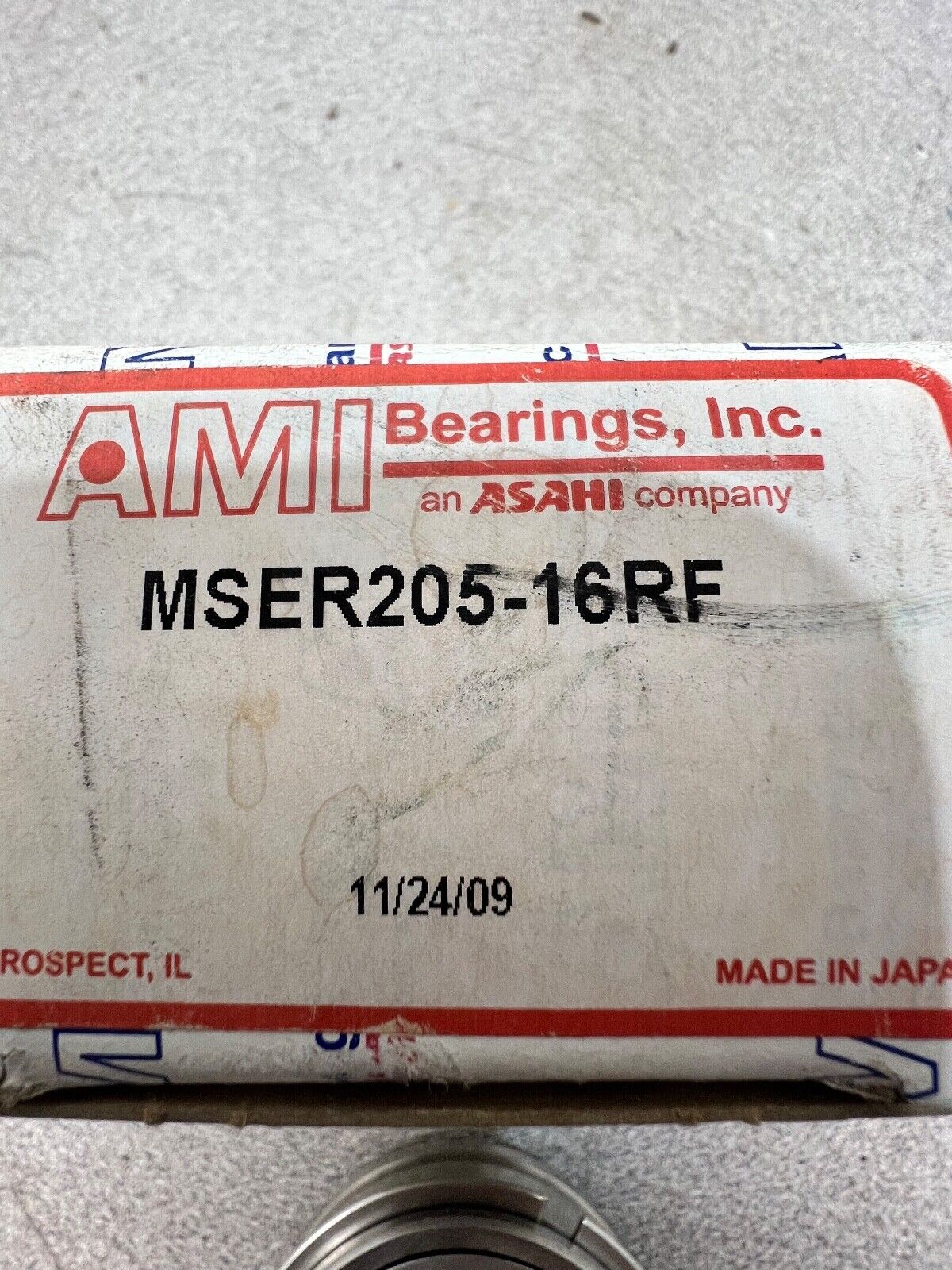 NEW IN BOX ASAHI MSER205-16RF INSERT BEARING MSER205-16