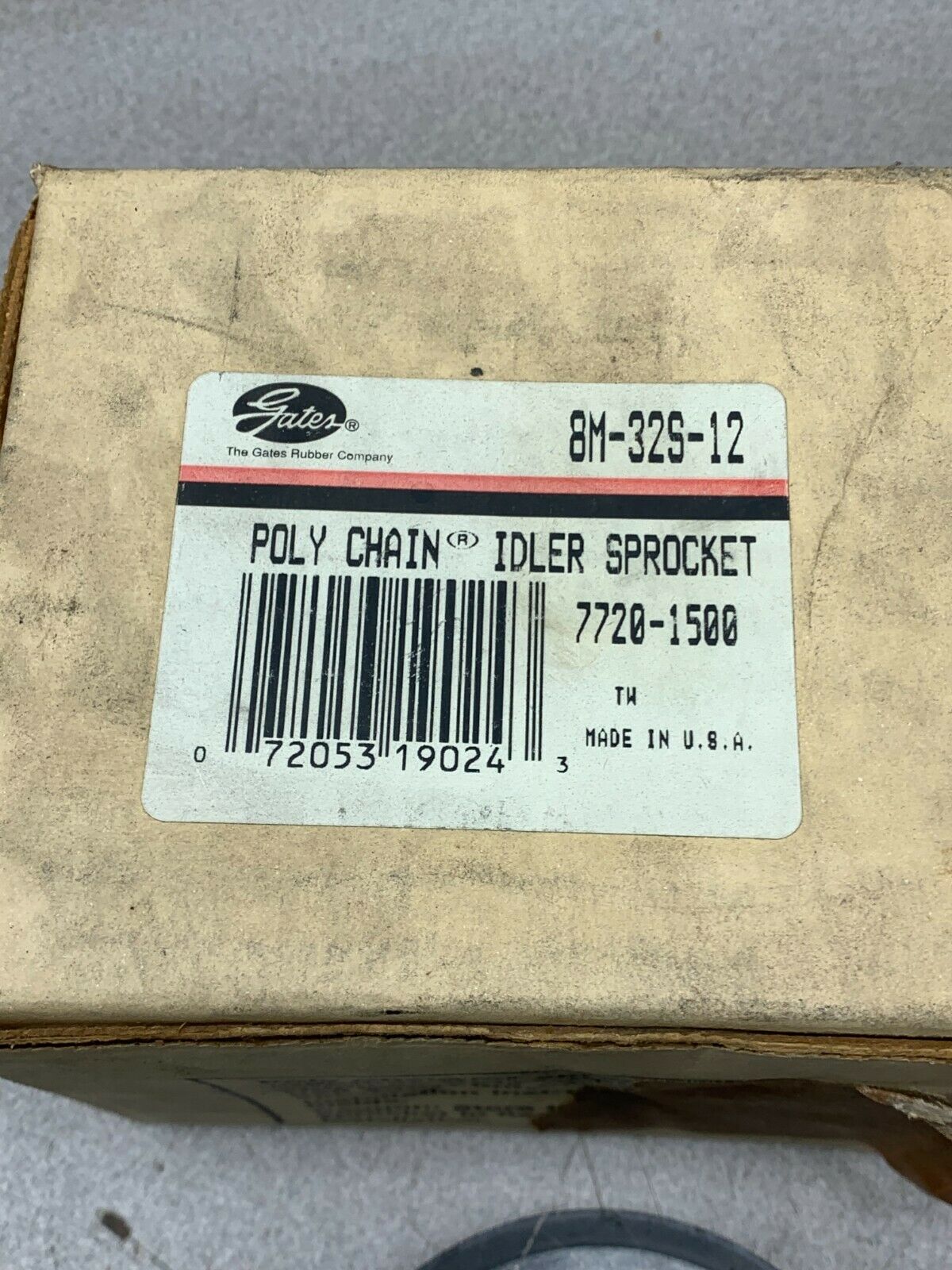 NEW IN BOX GATES 8M-32S-12 POLY CHAIN IDLER SPROCKET 7720-1500