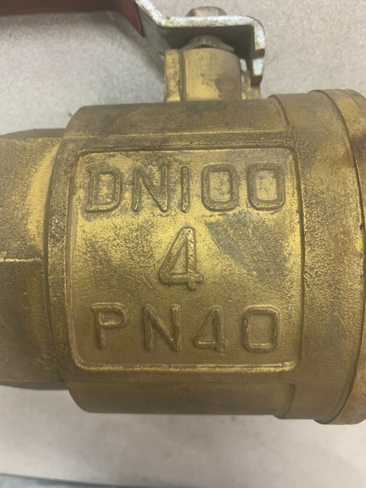 USED DN100 4" BALL VALVE PN40