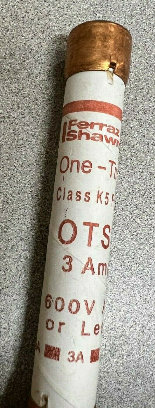 LOT OF 5 NEW NO BOX SHAWMUT FUSE OTS3