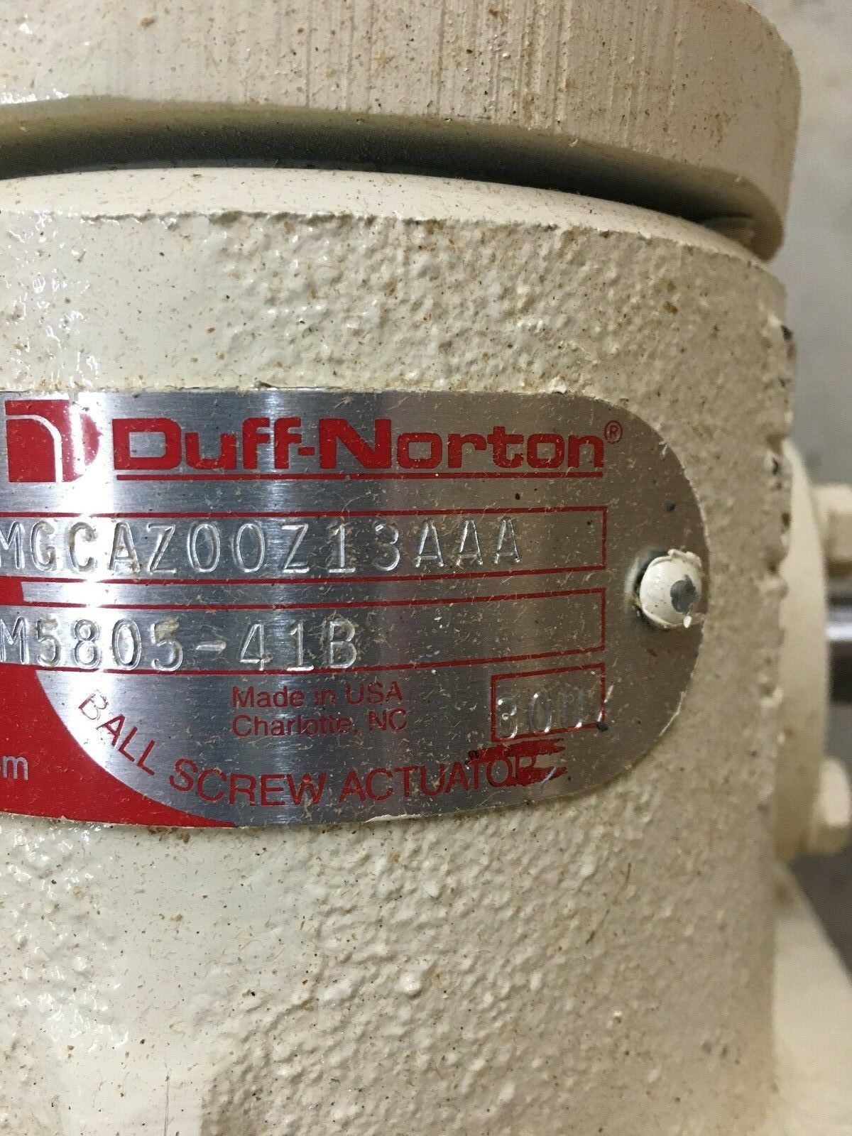 NEW NO BOX DUFF-NORTON M5805-41B BALL SCREW ACTUATOR MGCAZ00Z13AAA