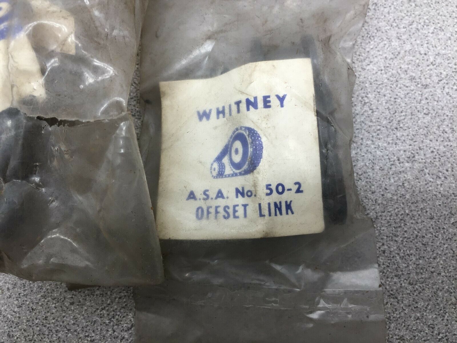 NEW IN PACK LOT OF 6 WHITNEY SIZE 50 OFFSET LINK A.S.A. NO 50-2