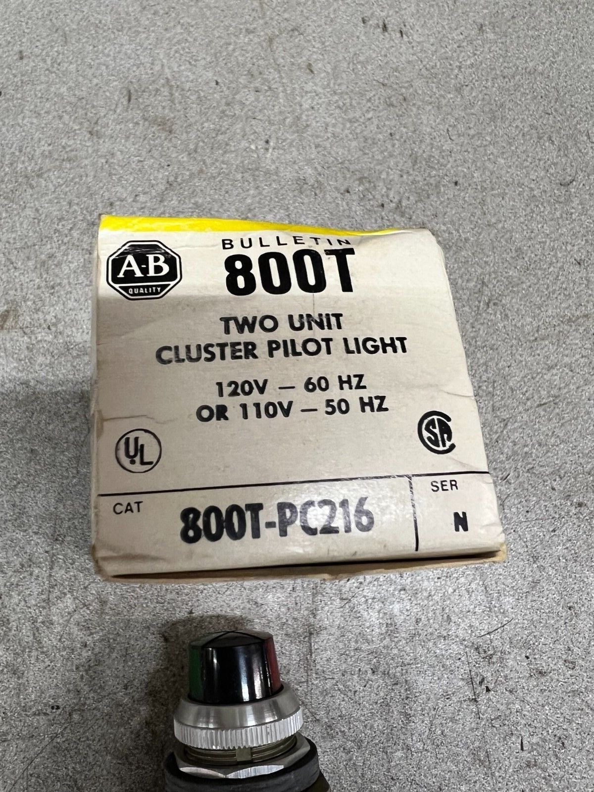 NEW IN BOX ALLEN BRADLEY PILOT LIGHT 800T-PC216 SERIES N