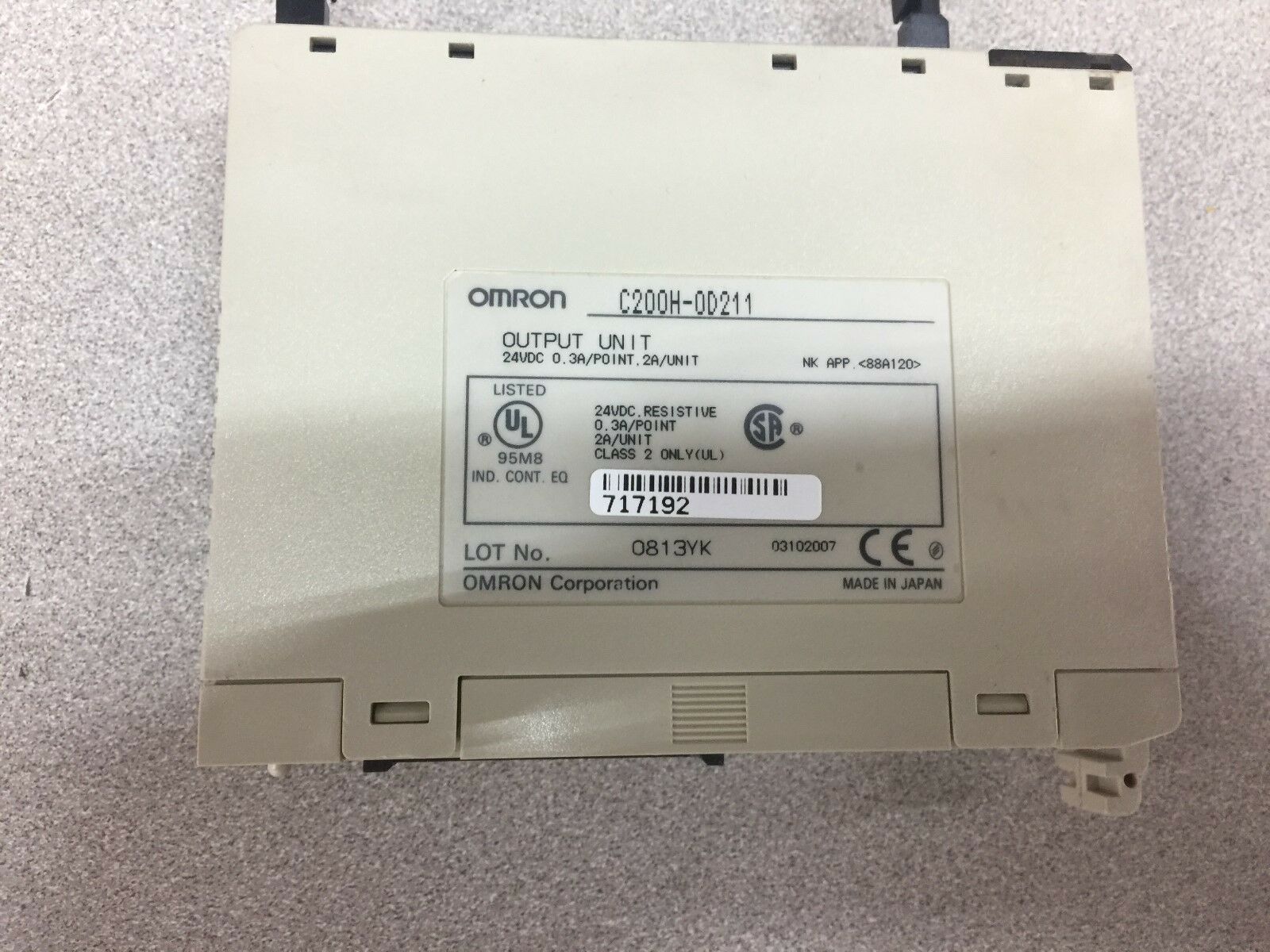 USED OMRON OUTPUT MODULE C200H-OD211