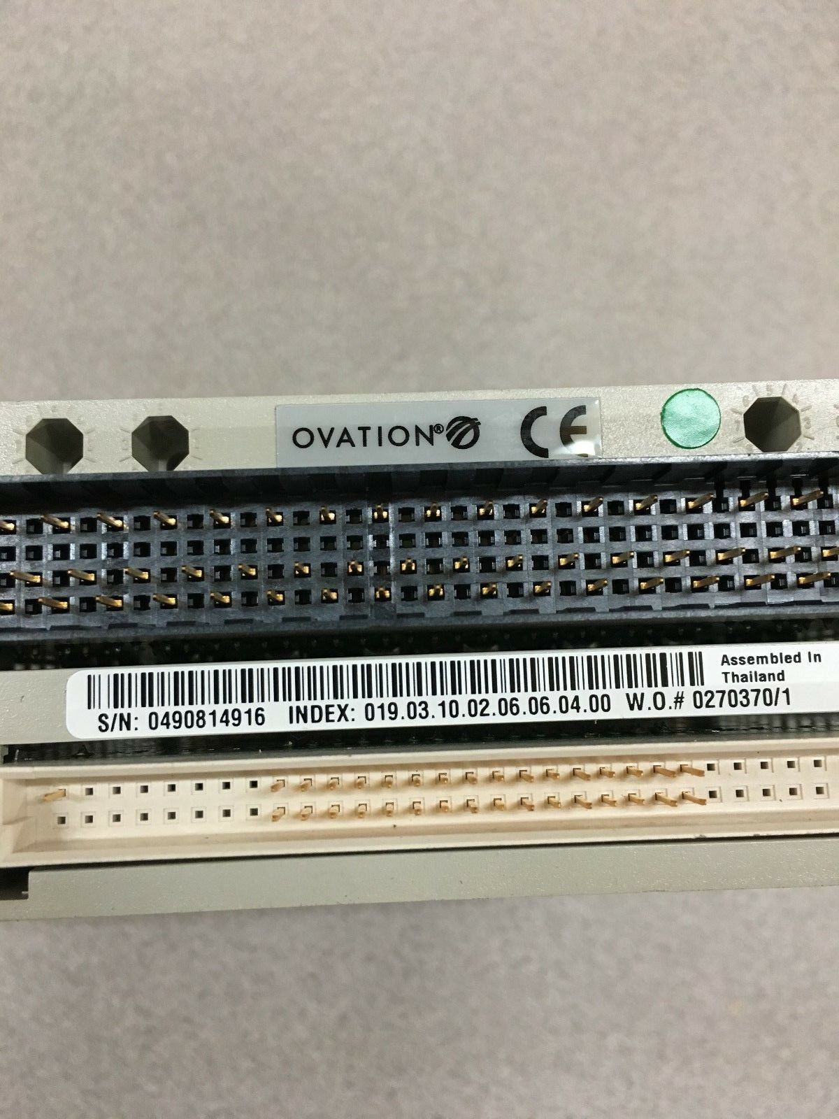 USED OVATION EVENTS INPUT MODULE 1C31233G03