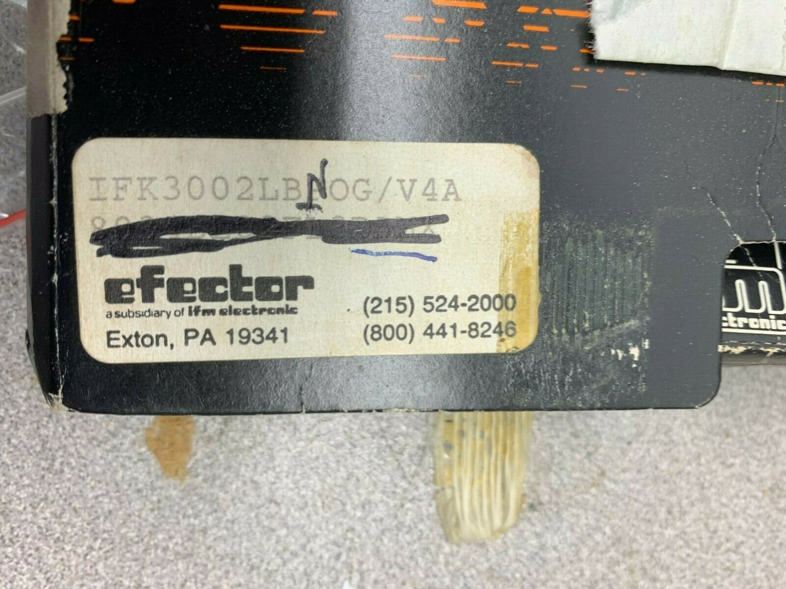 NEW IN BOX EFECTOR SENSOR IFK3002LAN0G