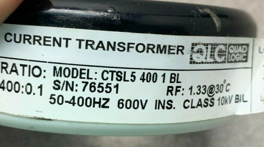 USED QLC TRANSFORMER CTSL5 400 1BL