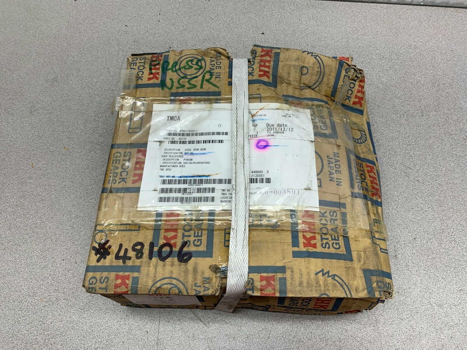 NEW IN BOX TMCA STEEL SPUR GEAR 48106