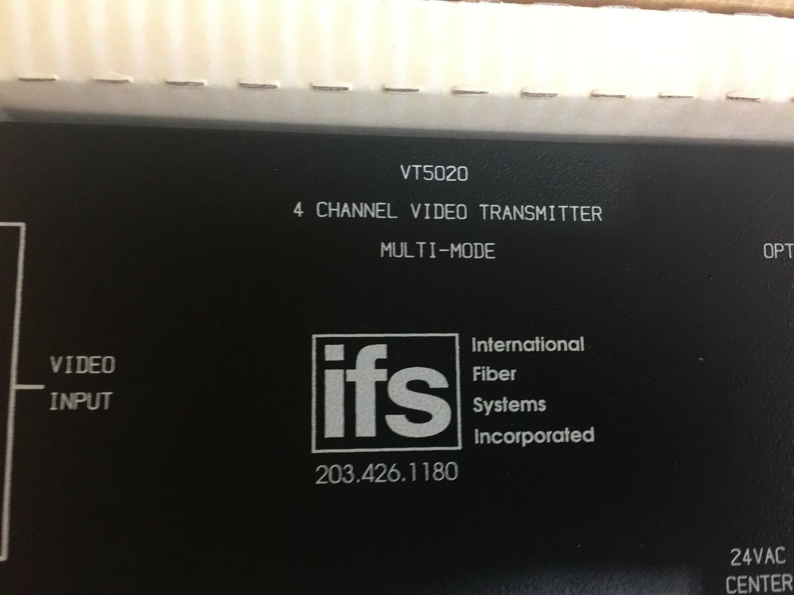 NEW IN BOX IFS 4 CHANNEL VIDEO TRANSMITTER MULTI-MODE VT5020