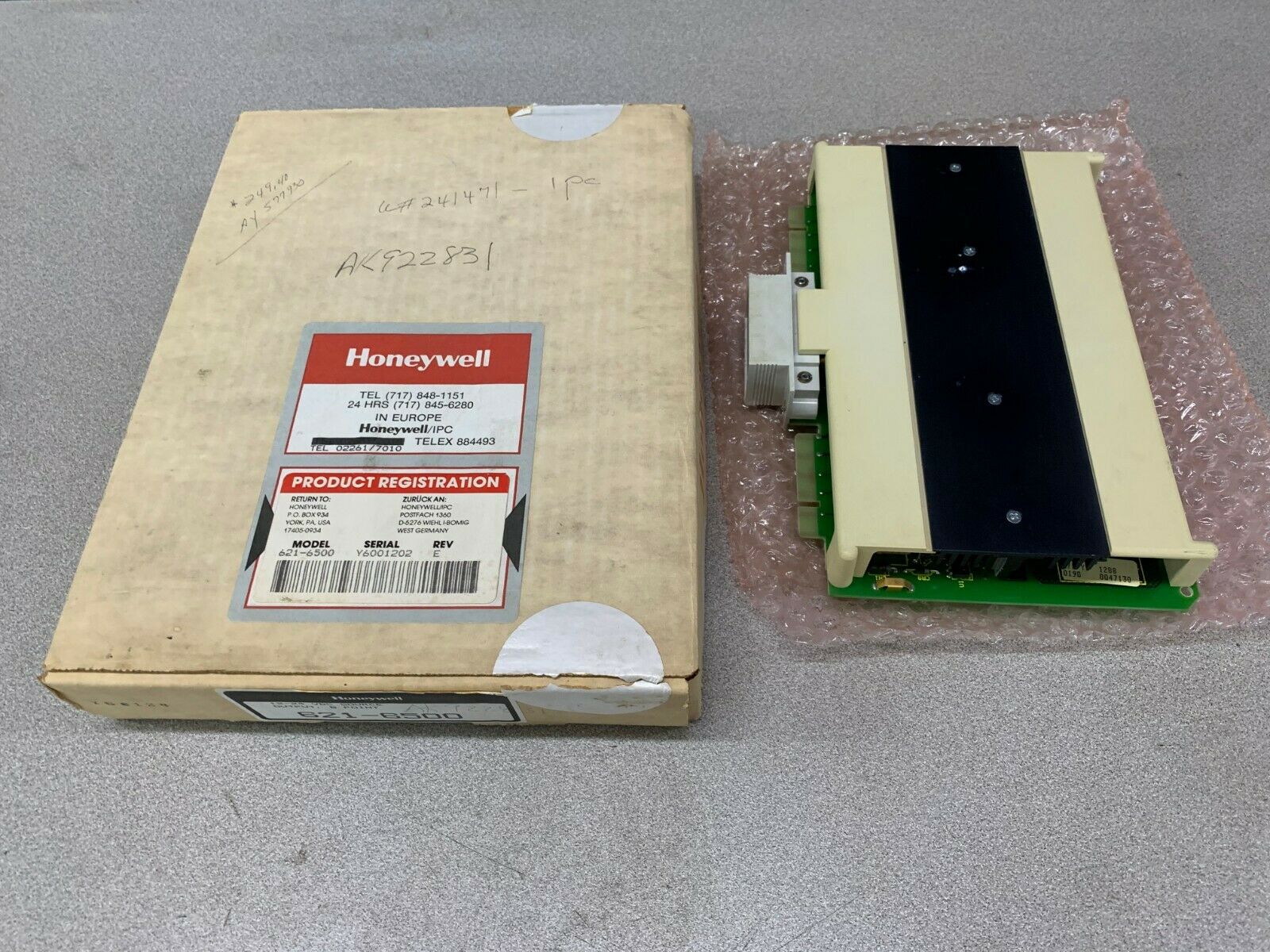 USED HONEYWELL OUTPUT MODULE 621-6500