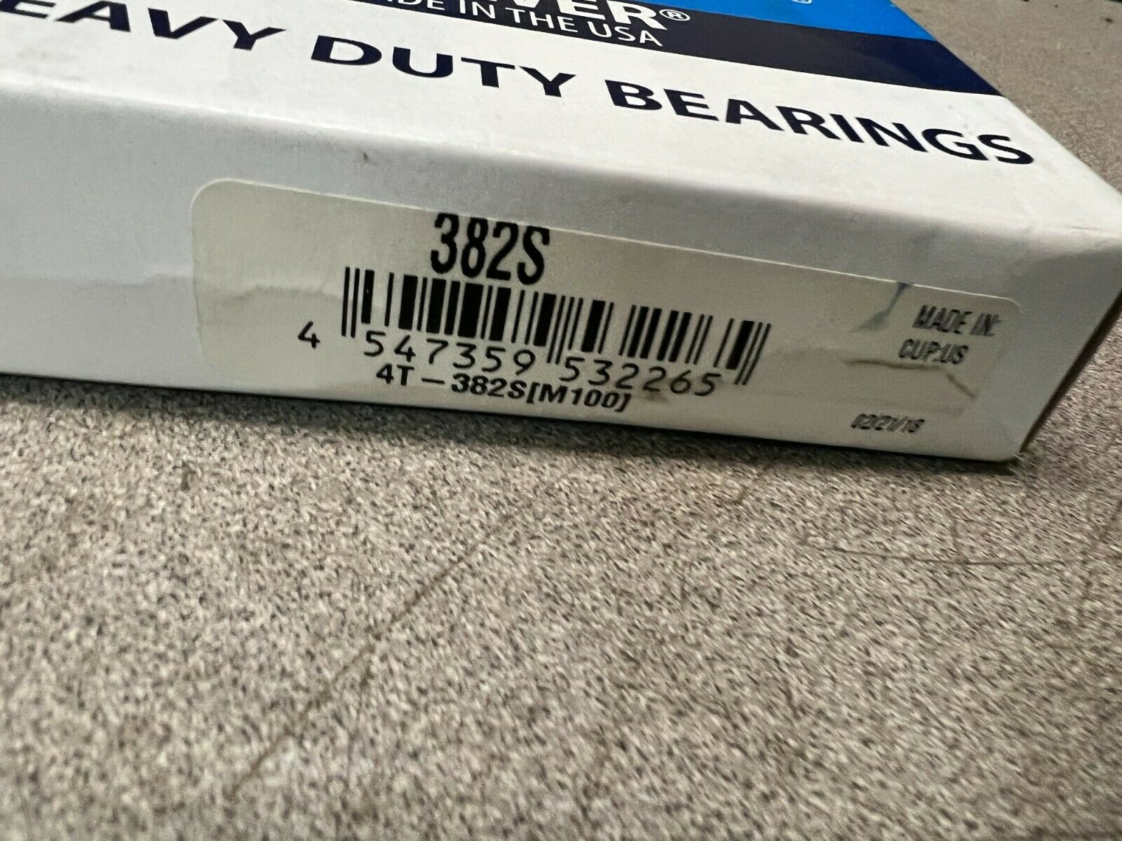 NEW IN BOX NTN BEARING RACE 4T-382S