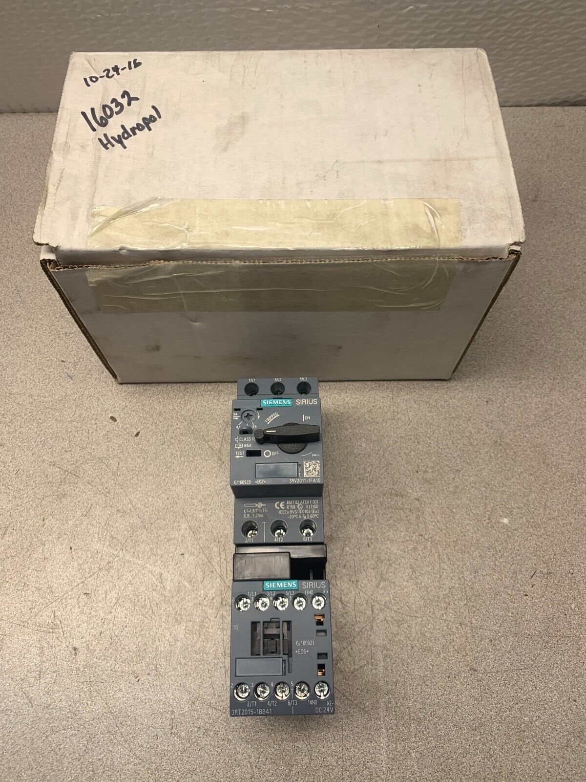 NEW IN BOX SIEMENS COMBINATION STARTER 3RA21101FA151BB4